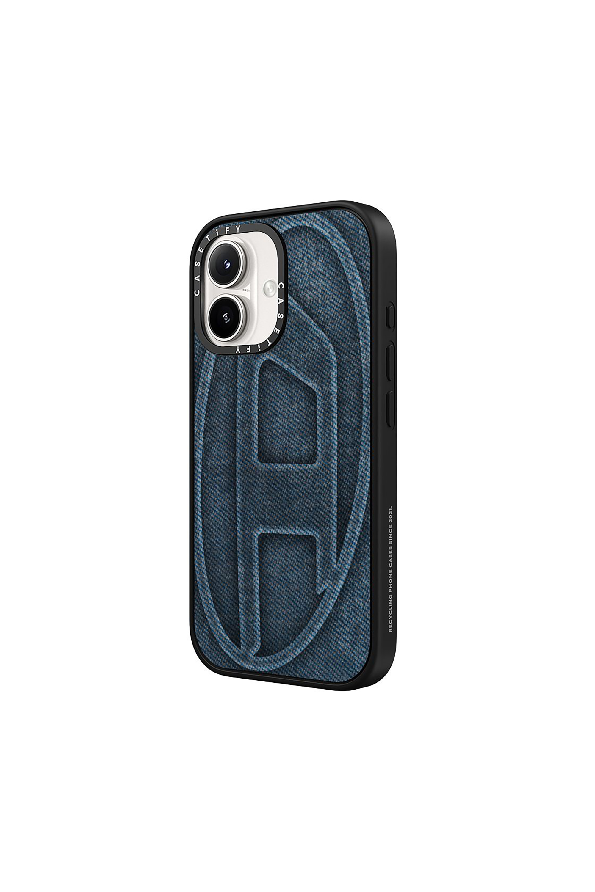 Diesel - 60584 MOULDED CASE, Unisex's Oval D impact case for iPhone 16 in Blue - 2
