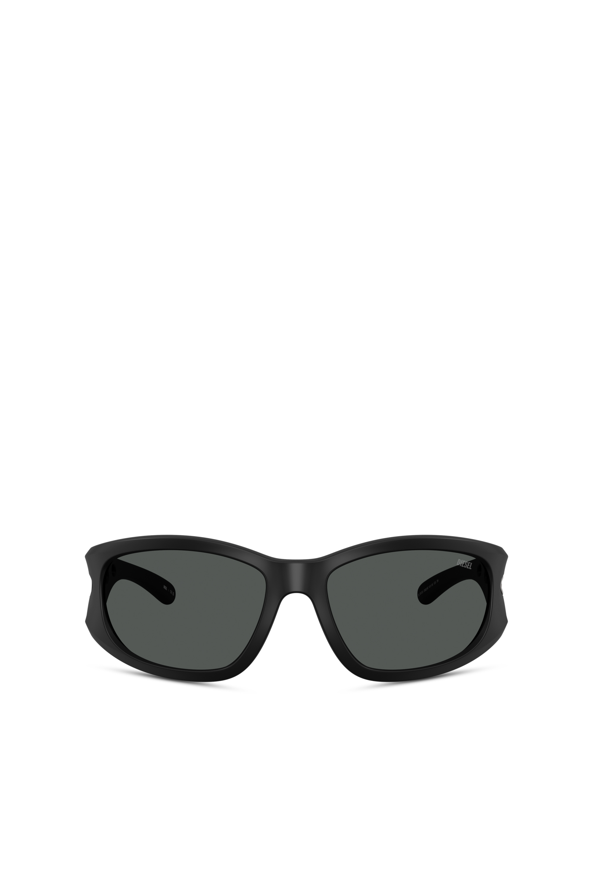 Diesel - 0DL3012U, Unisex's Rectangle sunglasses in Black - 1
