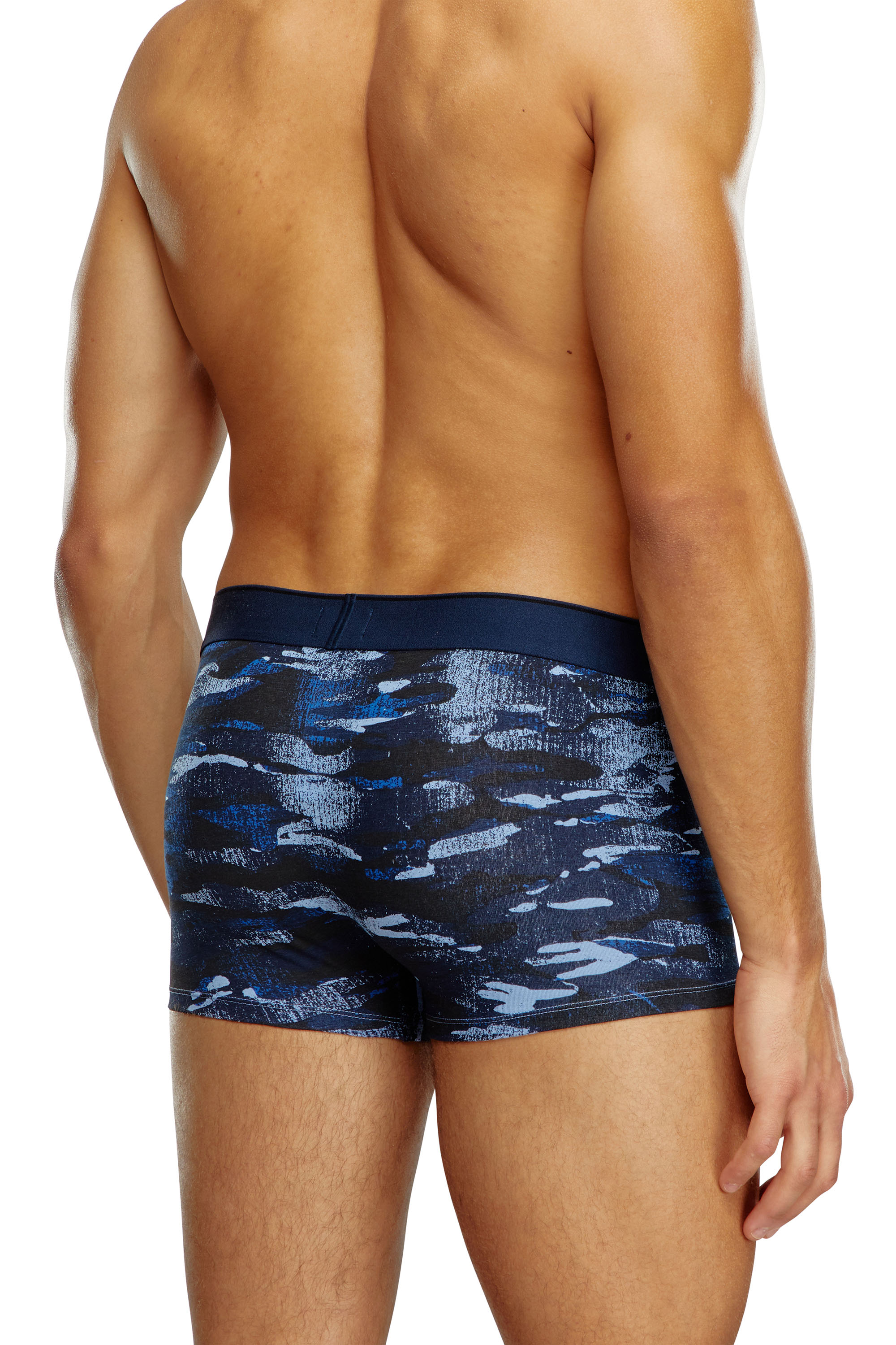 Diesel - UMBX-DAMIEN, Man's Boxer briefs with camo print in Blue - 3