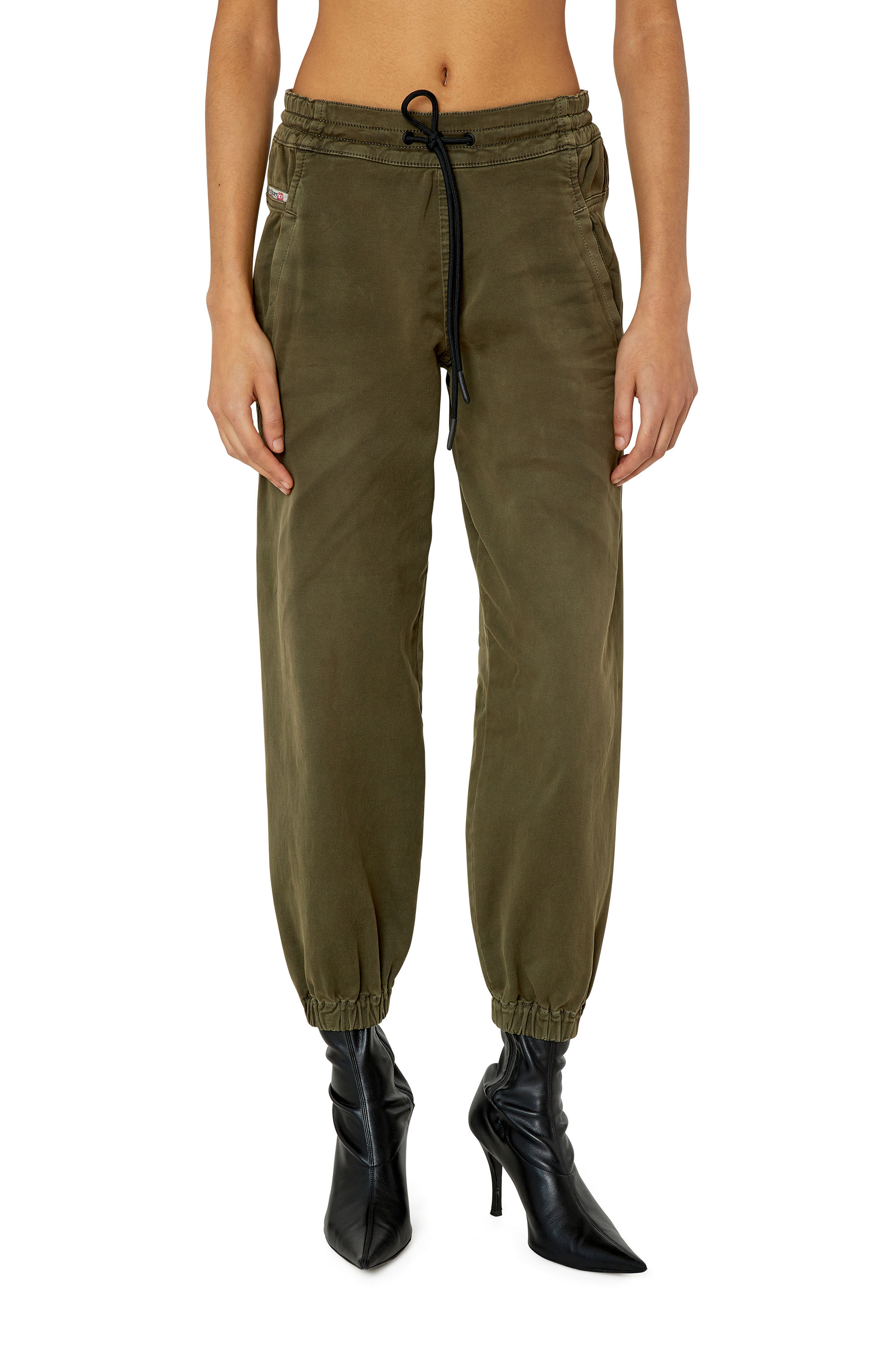 Diesel - Krailey JoggJeans® 0670M Boyfriend, Military Green - Image 1