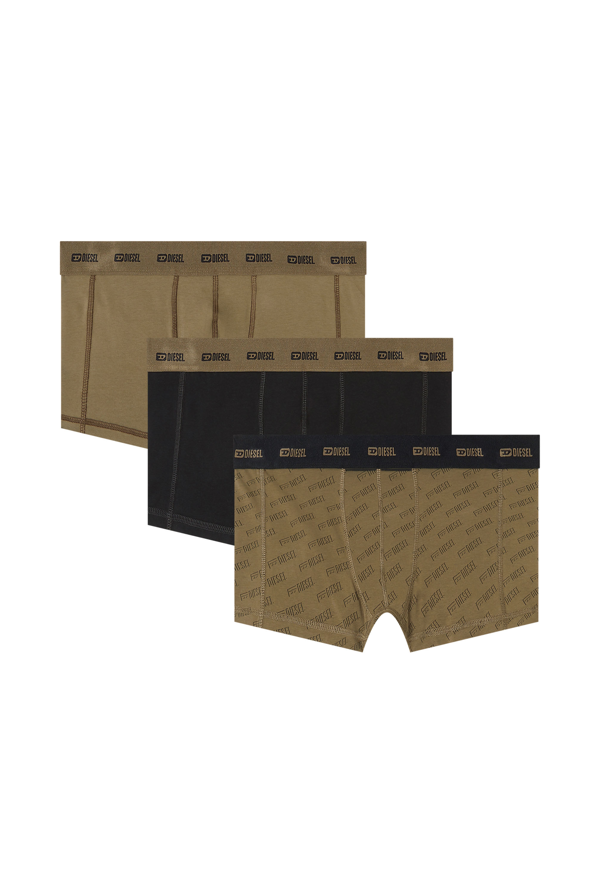Diesel - DAMIEN-UTLT-3PACK, Man's 3-pack boxer briefs with stylised logo in null - 1