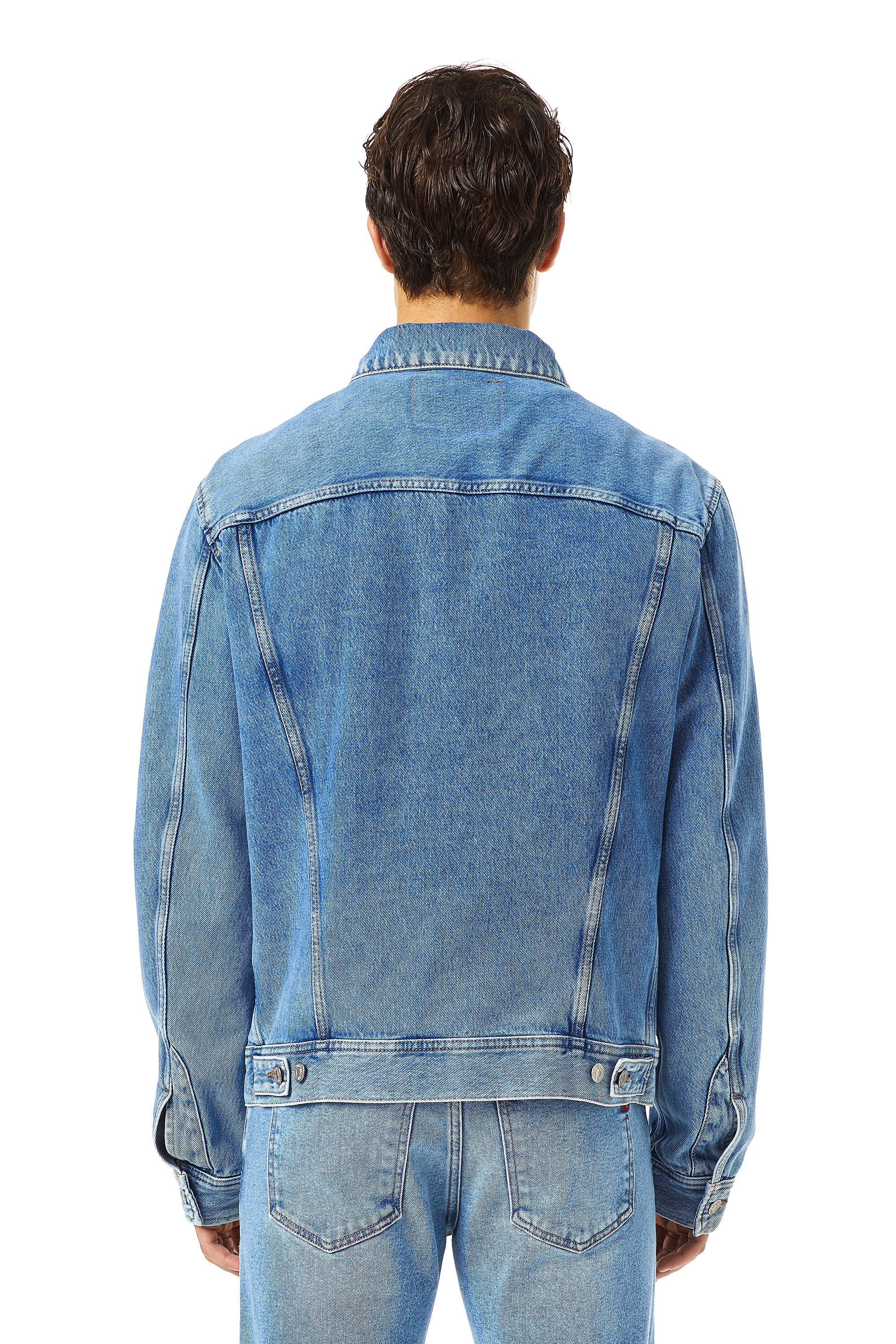 Diesel - D-BARCY TRUCKER JACKET, Medium blue - Image 4