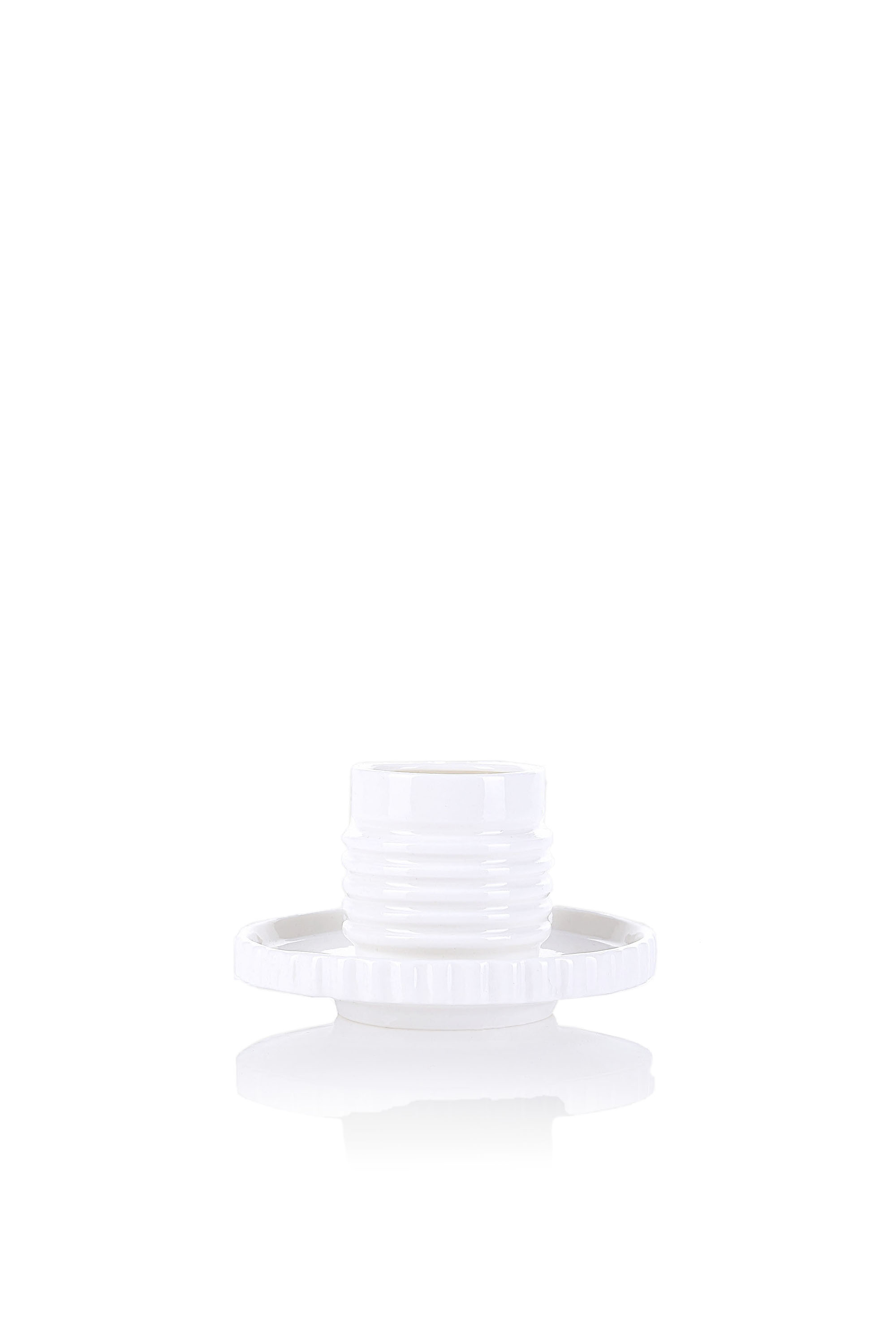 Diesel - 10973 MACHINE COLLEC, Unisex's Porcelain coffee cup with saucer in White - 1