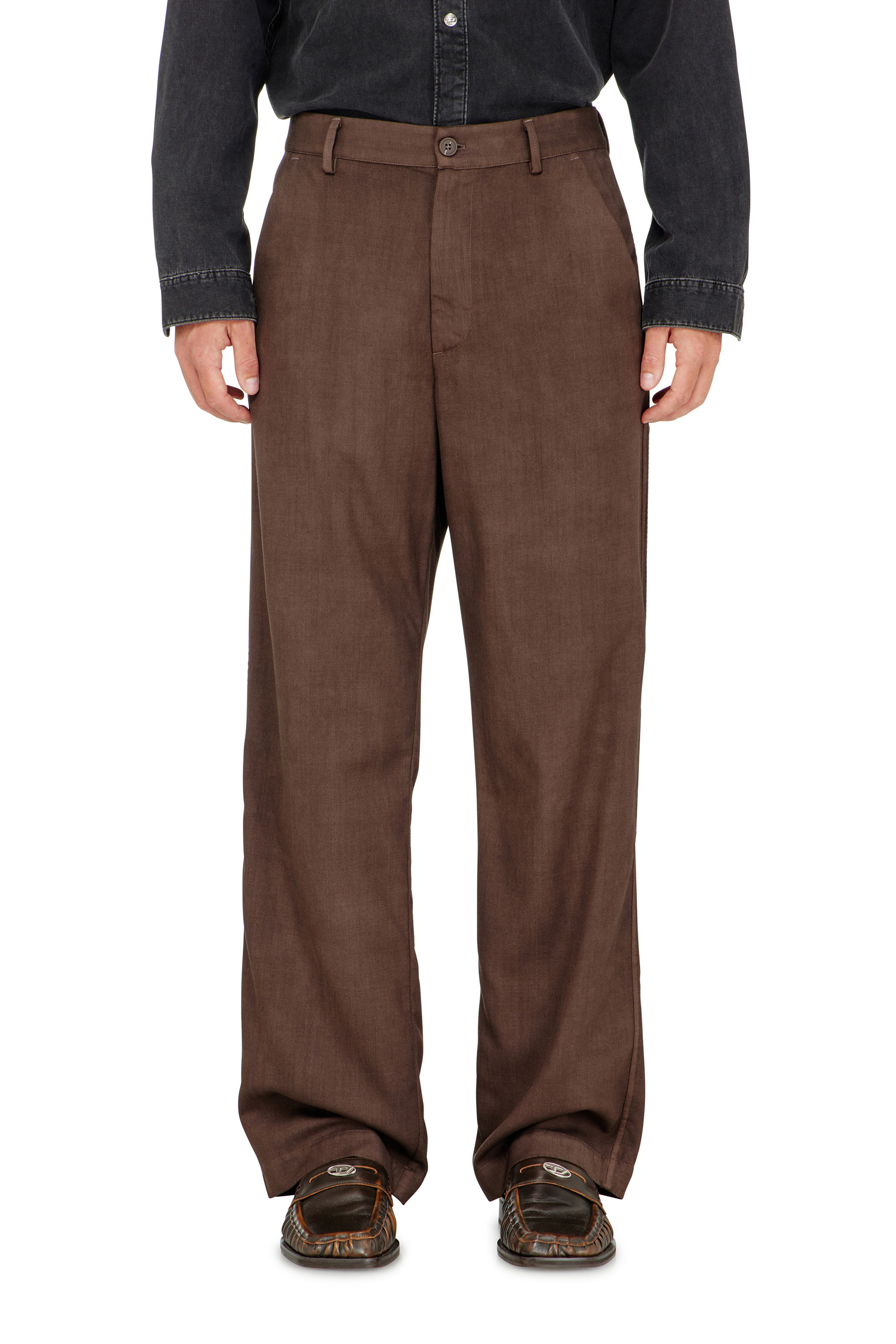Diesel - P-HANT-CHINO-AECB, Man's Chino pants in light stretch wool in null - 3