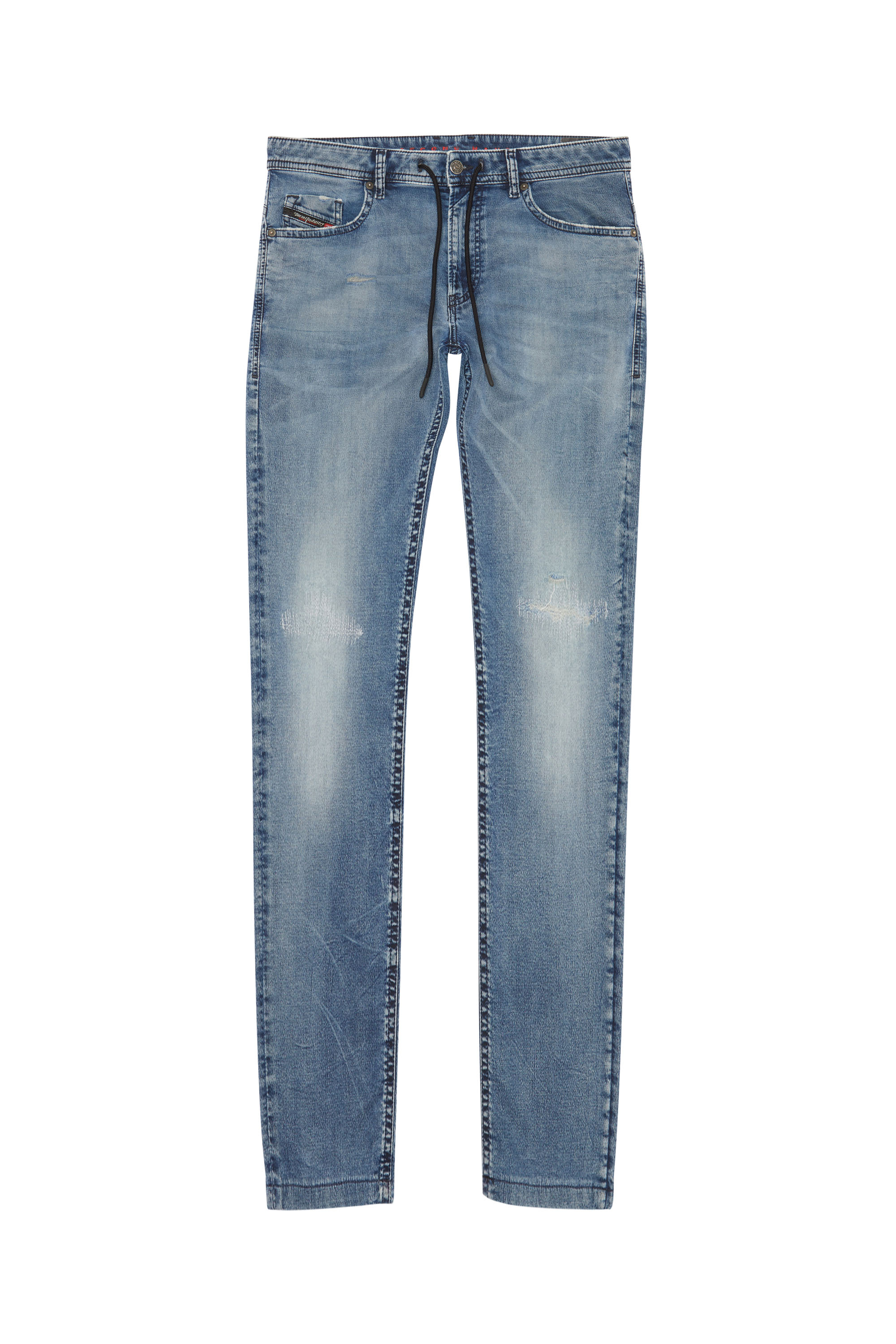 Diesel - THOMMER-Y JoggJeans&reg;, Man's Diesel Man - Jeans Medium blue in Medium blue - 1