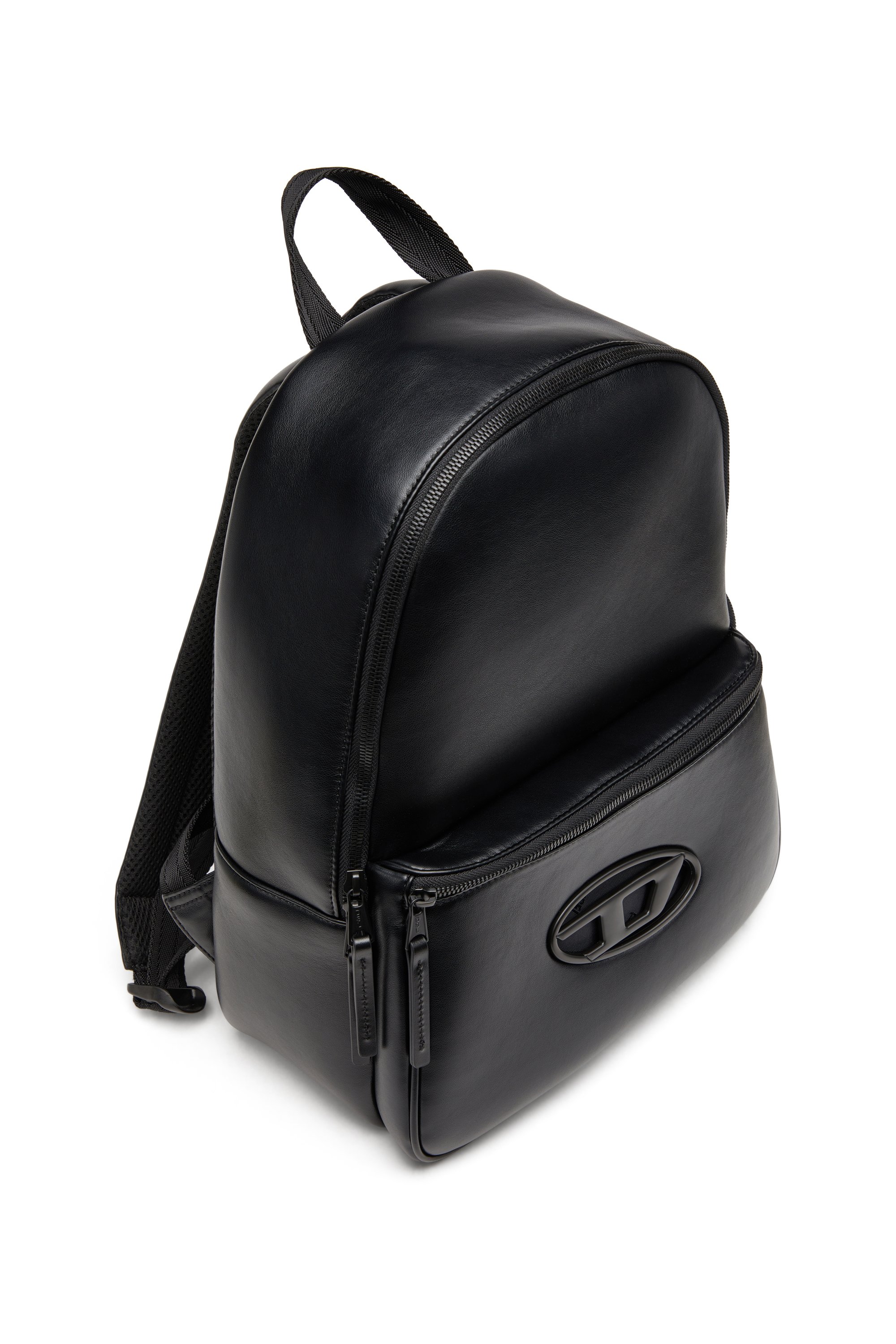 Diesel - HOLI-D BACKPACK M, Man's Holi-D-Backpack in neoprene and PU in Black - 5