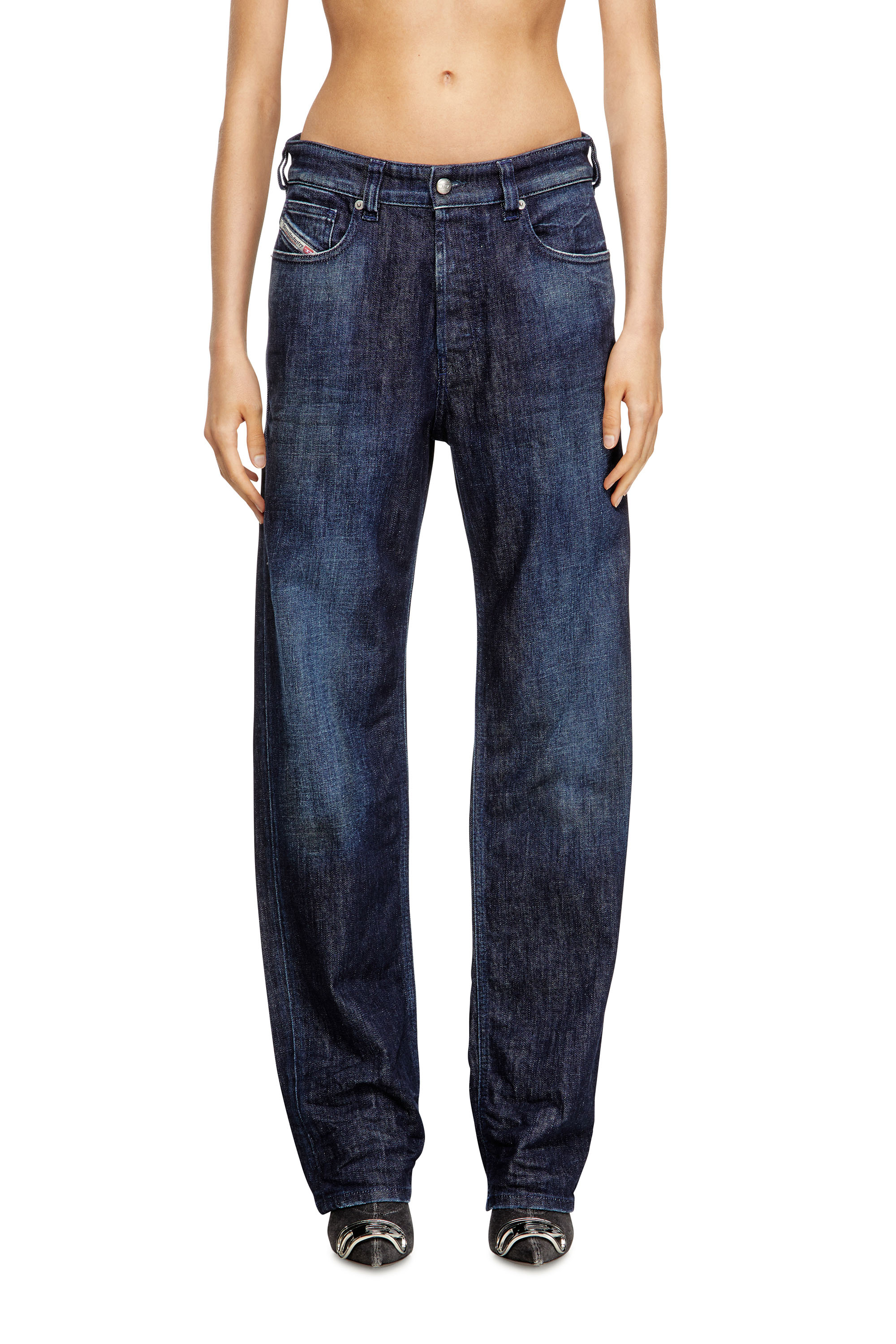 Diesel - Woman's Regular Jeans 1988 D-Ark 09M19, Dark Blue - 2