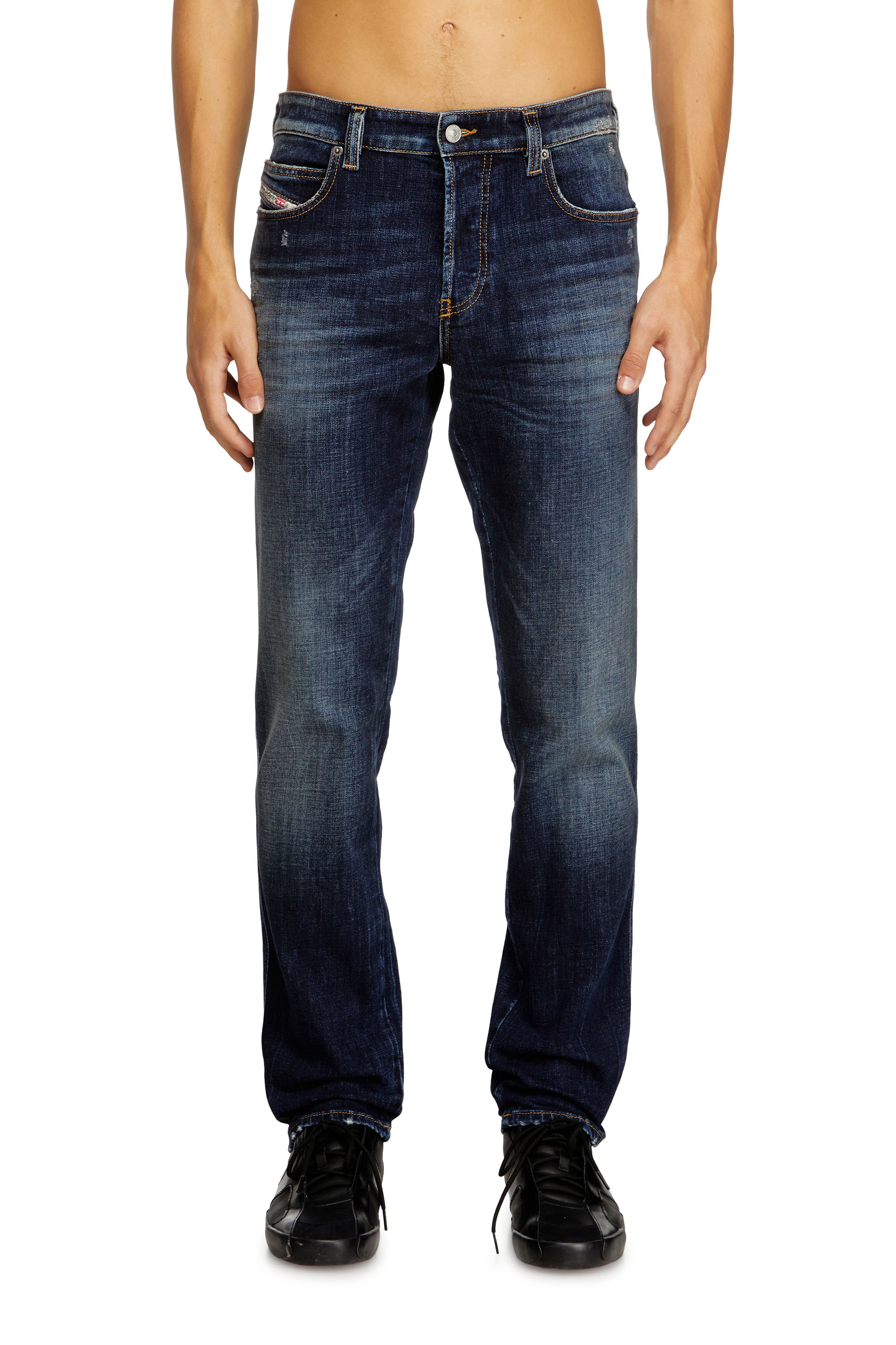 Slim Jeans 1993 D-Vyl 0ADBN, Dark Blue Diesel - Man's Slim Jeans 1993 D-Vyl 0ADBN, Dark Blue - 3