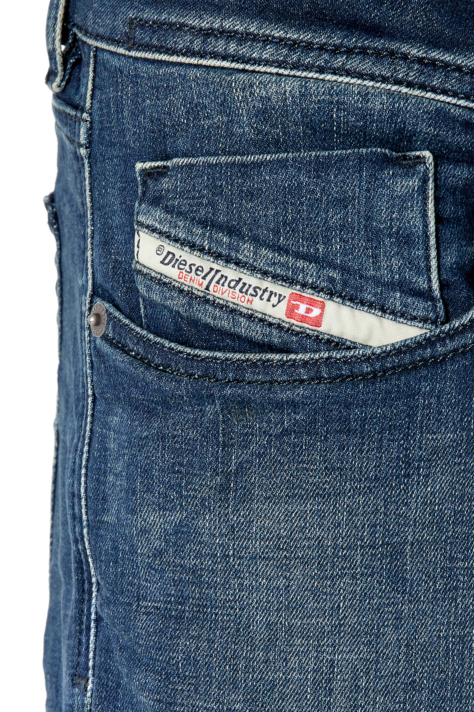Diesel - 1979 Sleenker 09F58 Skinny Jeans, Dark Blue - Image 3