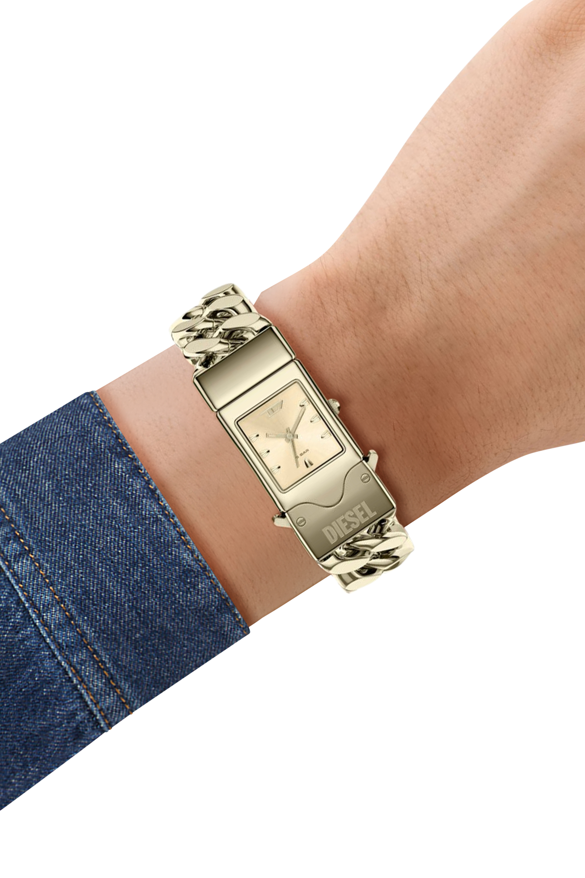 Diesel - DZ2235 WATCH, Man's Closer Gold-Tone Stainless Steel Watch in Gold - 7