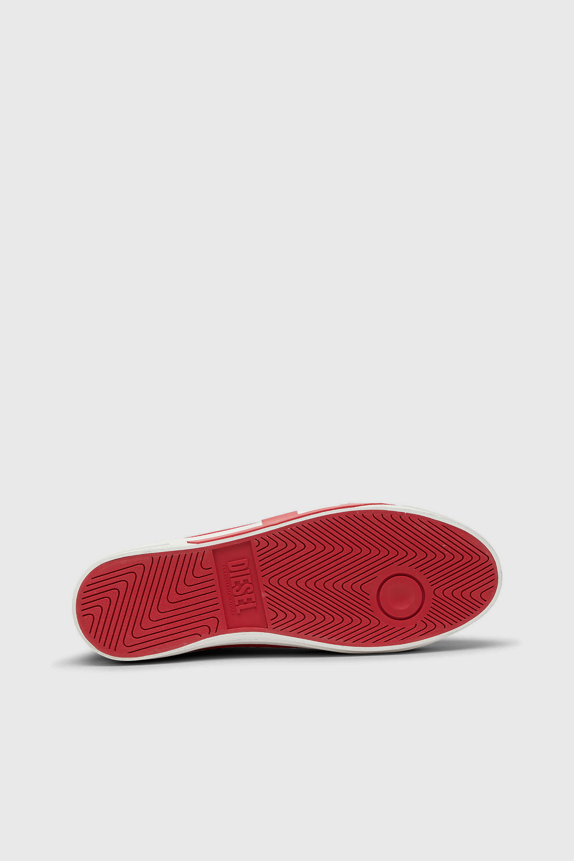 Diesel - S-D-VERSE LOW II, Man's S-D-Verse logo sneakers in Black/Red - 5