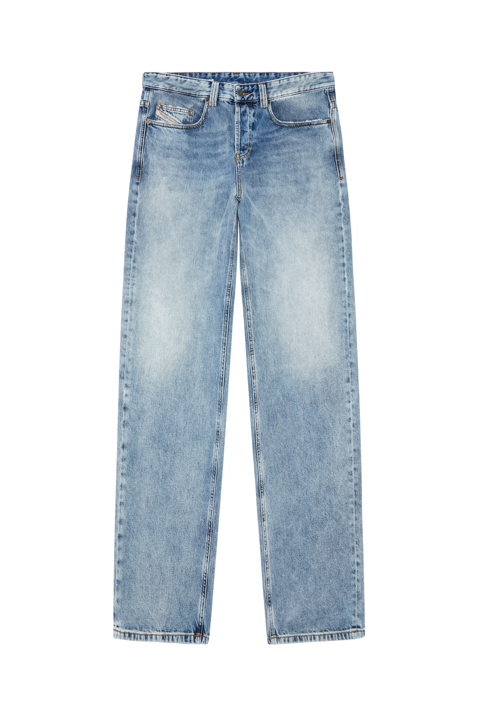 Diesel - Straight Jeans 2001 D-Macro 09H57, Light Blue - Image 5