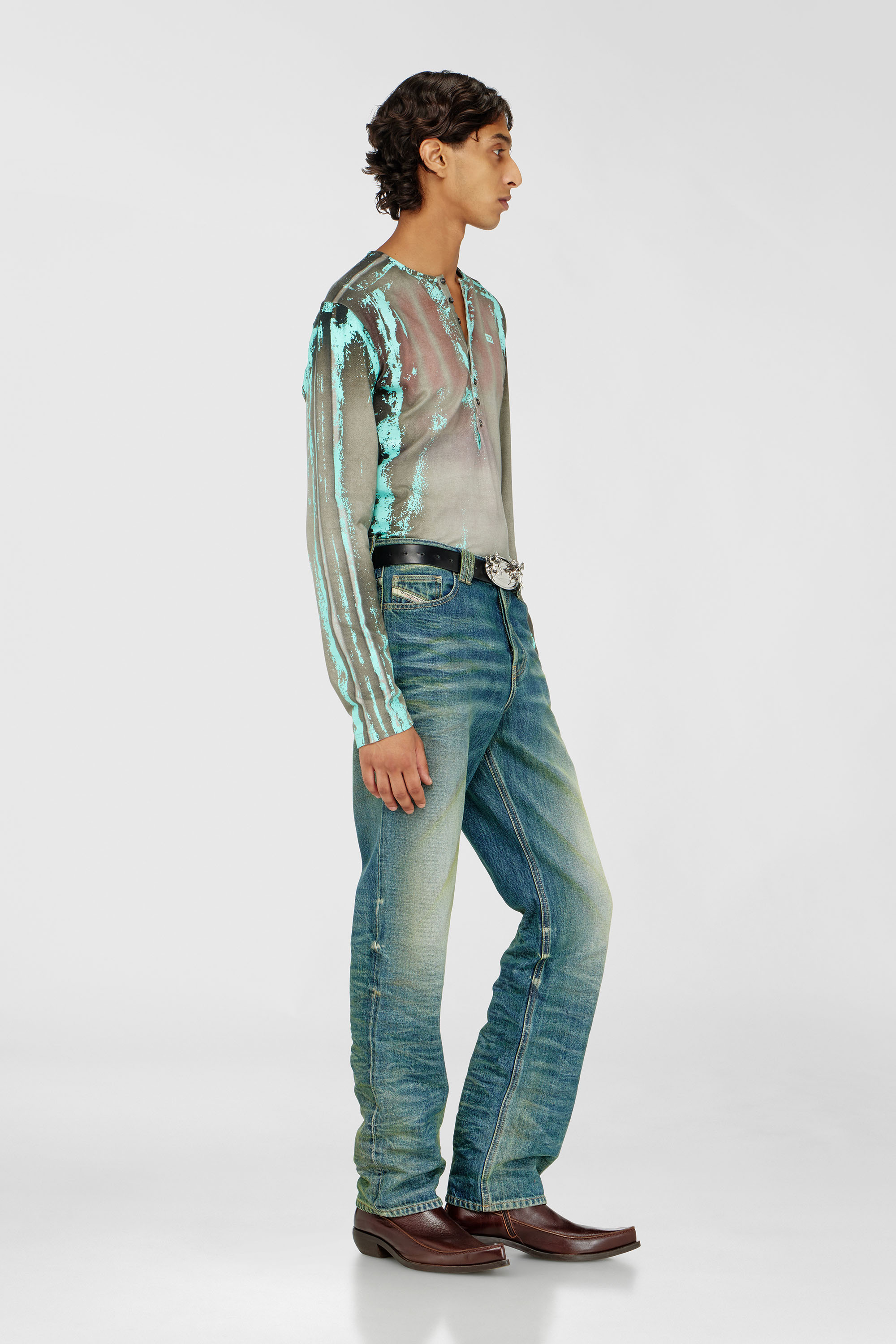 Diesel - Man's Regular Jeans 1991 D-Voeed 007FV, Medium blue - 2