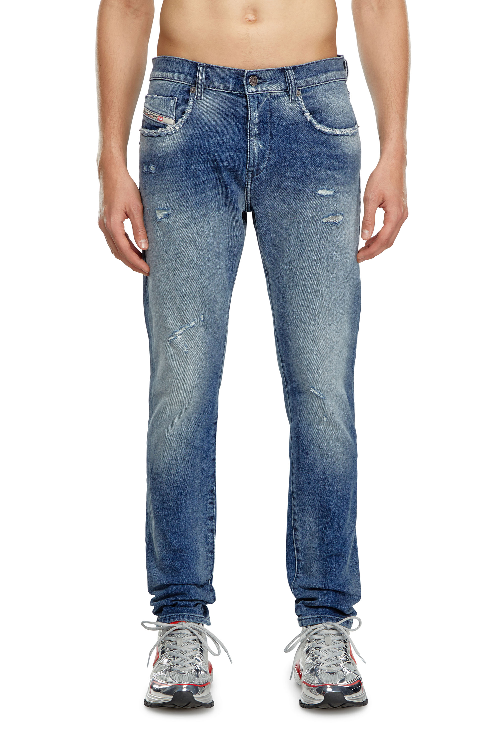 Diesel - Slim Jeans 2019 D-Strukt 09J61, Medium blue - Image 1