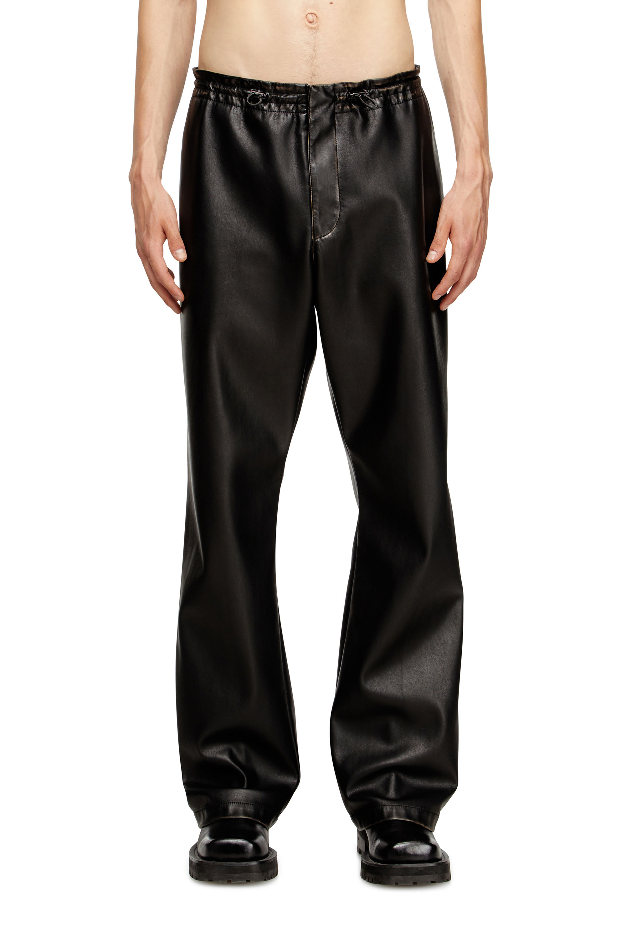 Diesel - P-RIVERS, Man's Pants in treated technical fabric in null - 1