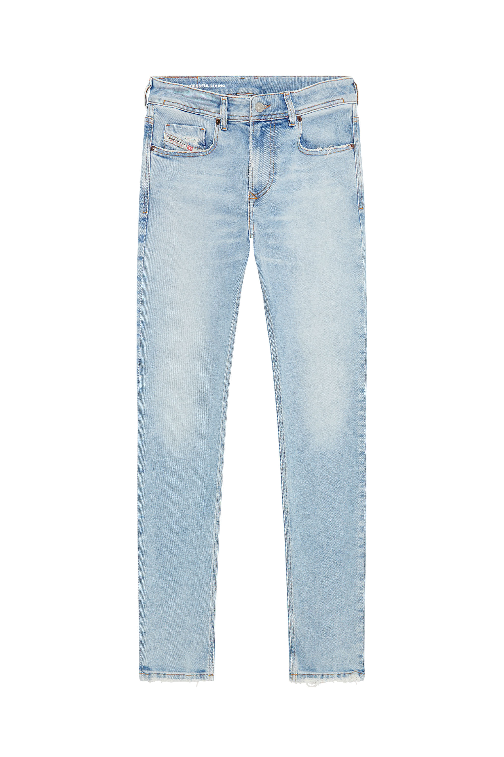 Diesel - 1979 Sleenker 09E90 Skinny Jeans, Light Blue - Image 5