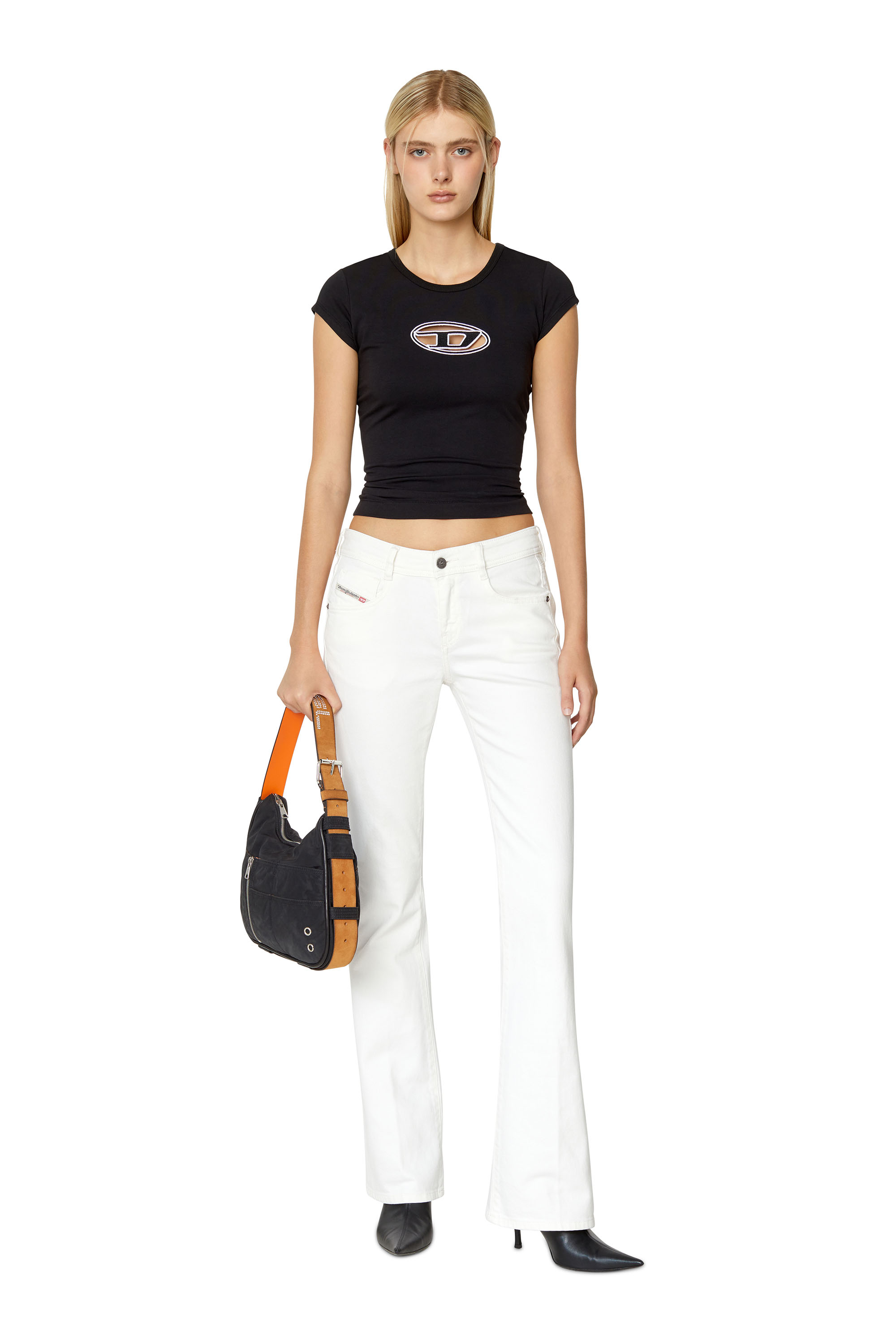 Diesel - 1969 D-EBBEY 09D63 Bootcut and Flare Jeans, White - Image 5