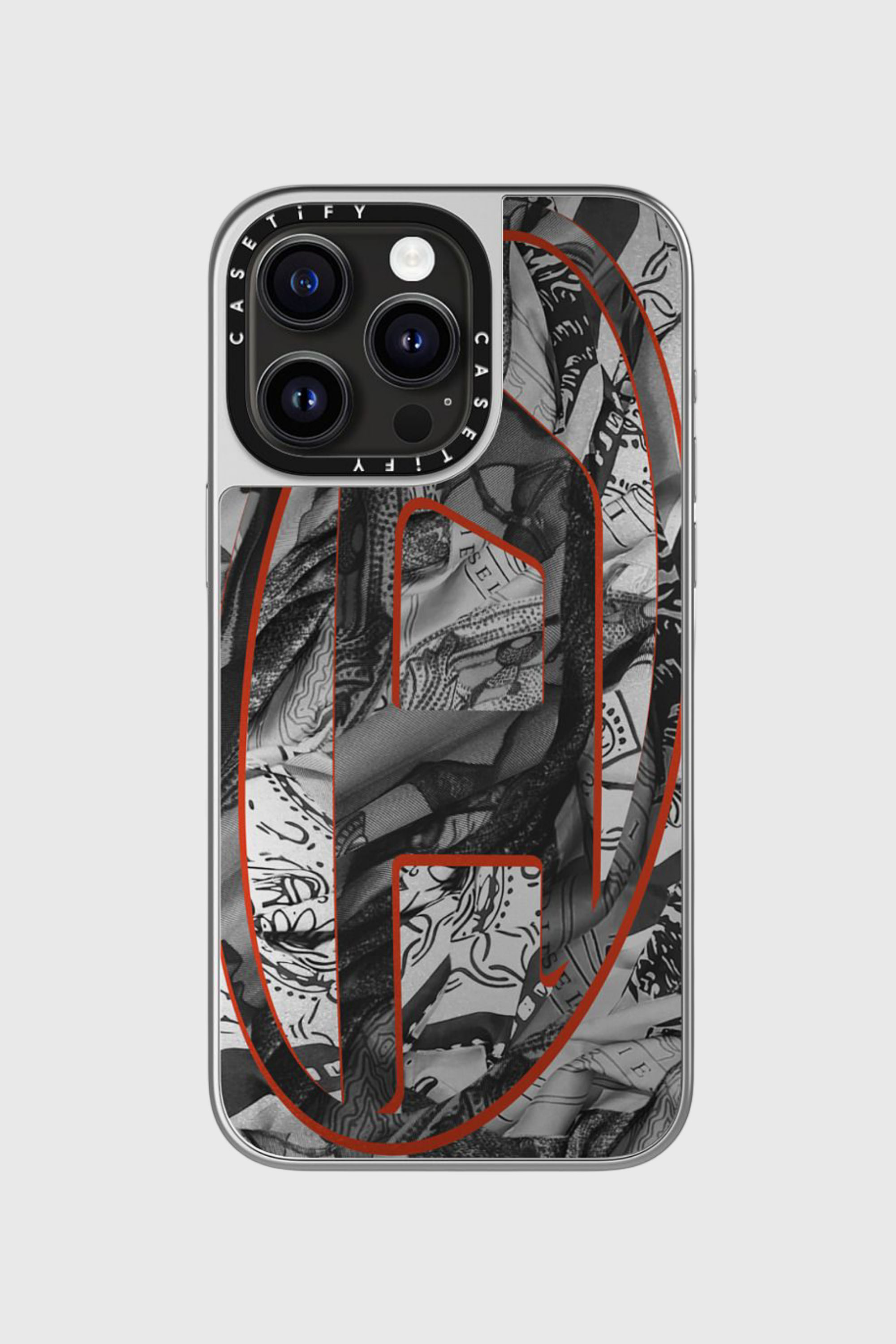 Diesel - 60337 CASETIFY MOULDED CASE, Unisex's Magsafe Bandana Case iPhone 15 Pro Max in Multicolor/Black - 4