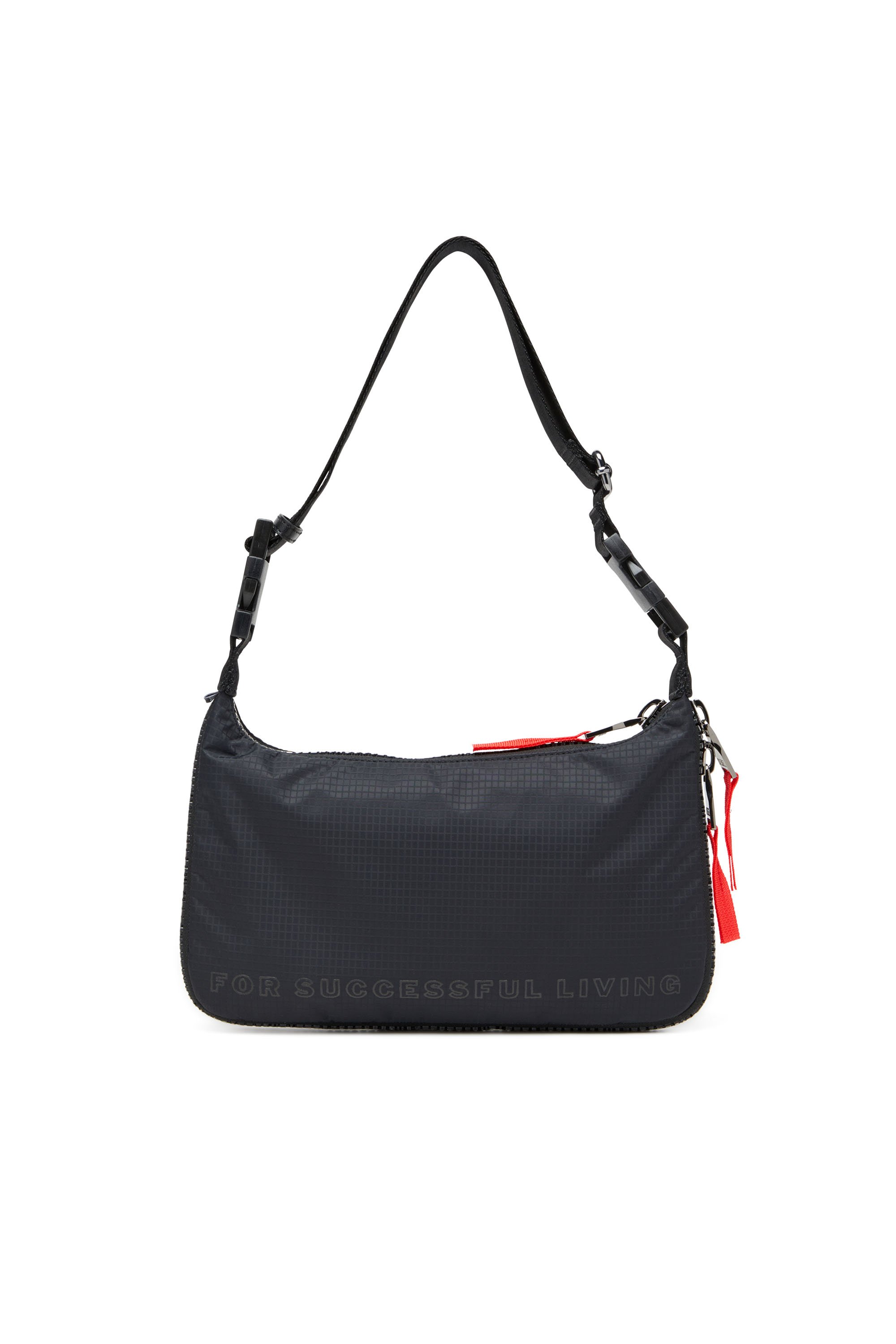 Diesel - ZIP-D SHOULDER BAG X, Unisex's Zip-D X-Expandable utilitarian shoulder bag in Black - 2