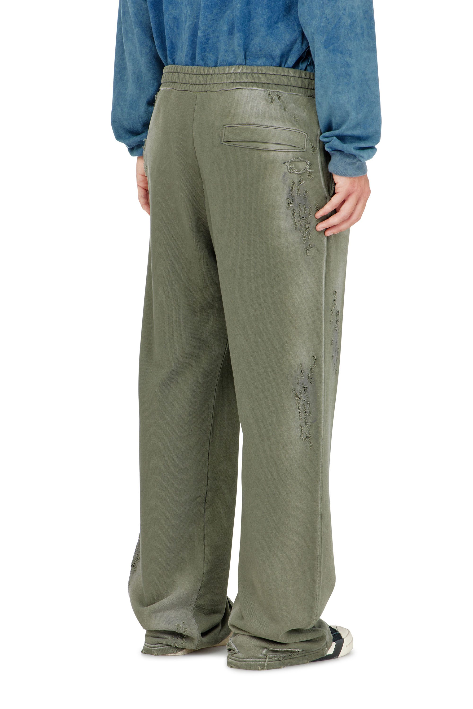 Diesel - P-KEITH, Man's Cotton sweatpants with destroyed effect in null - 3