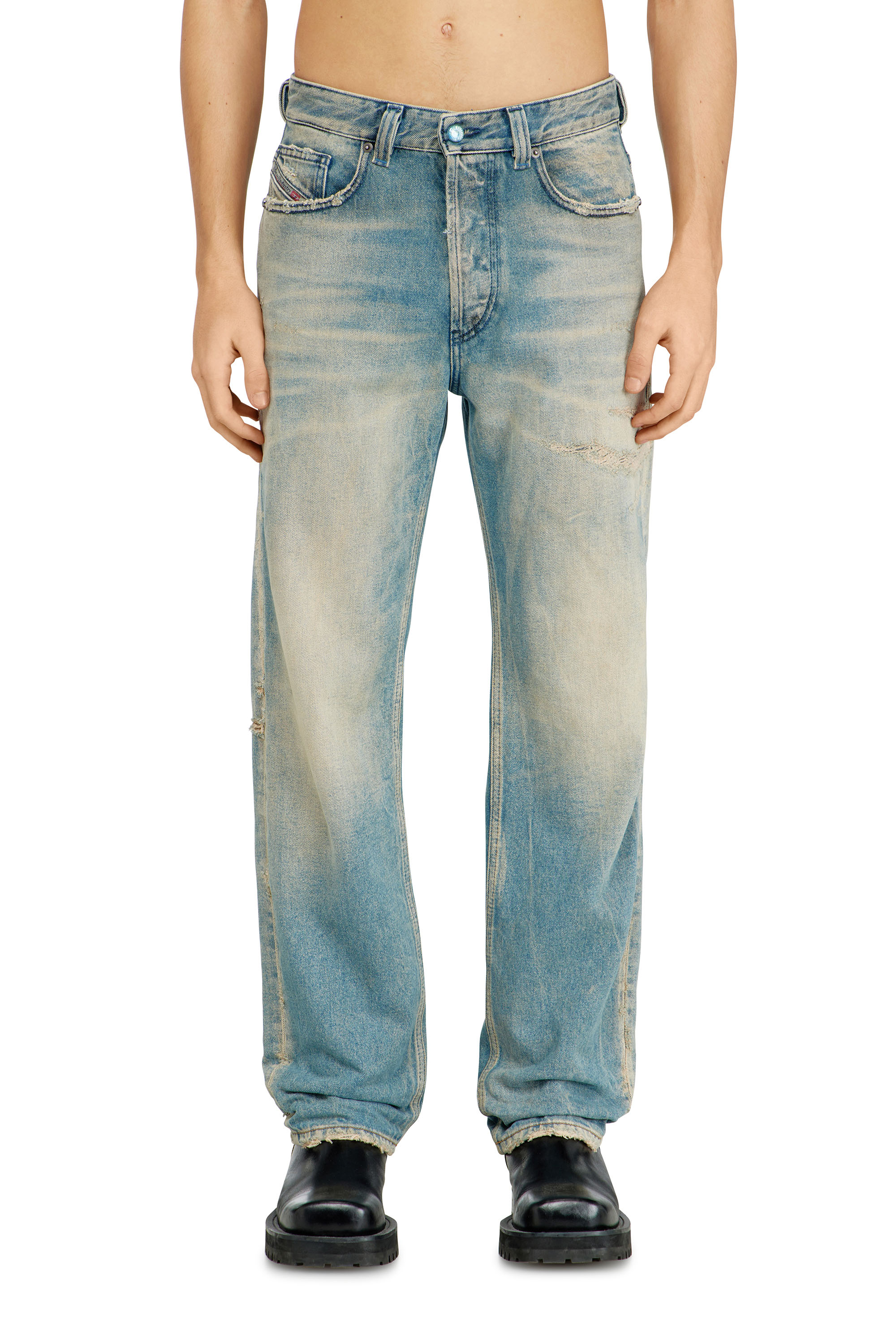Diesel - Man's Regular Jeans 2024 D-Macs 09N30, Light Blue - 3
