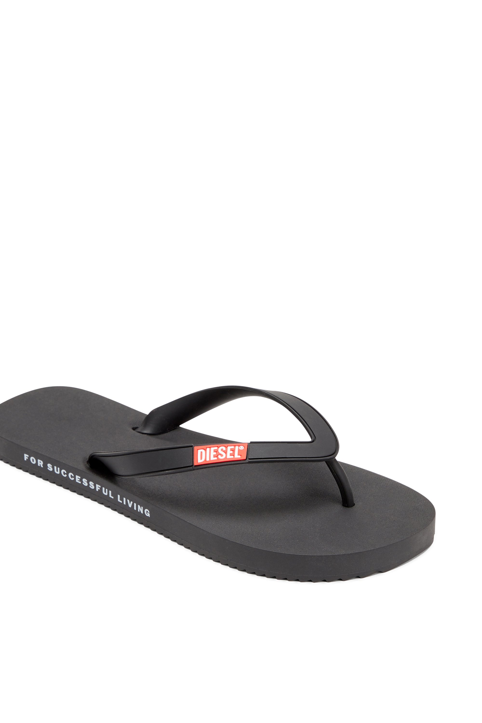 Diesel - SA-RIO, Man's Sa-Rio-Rubber flip-flops in Black - 6