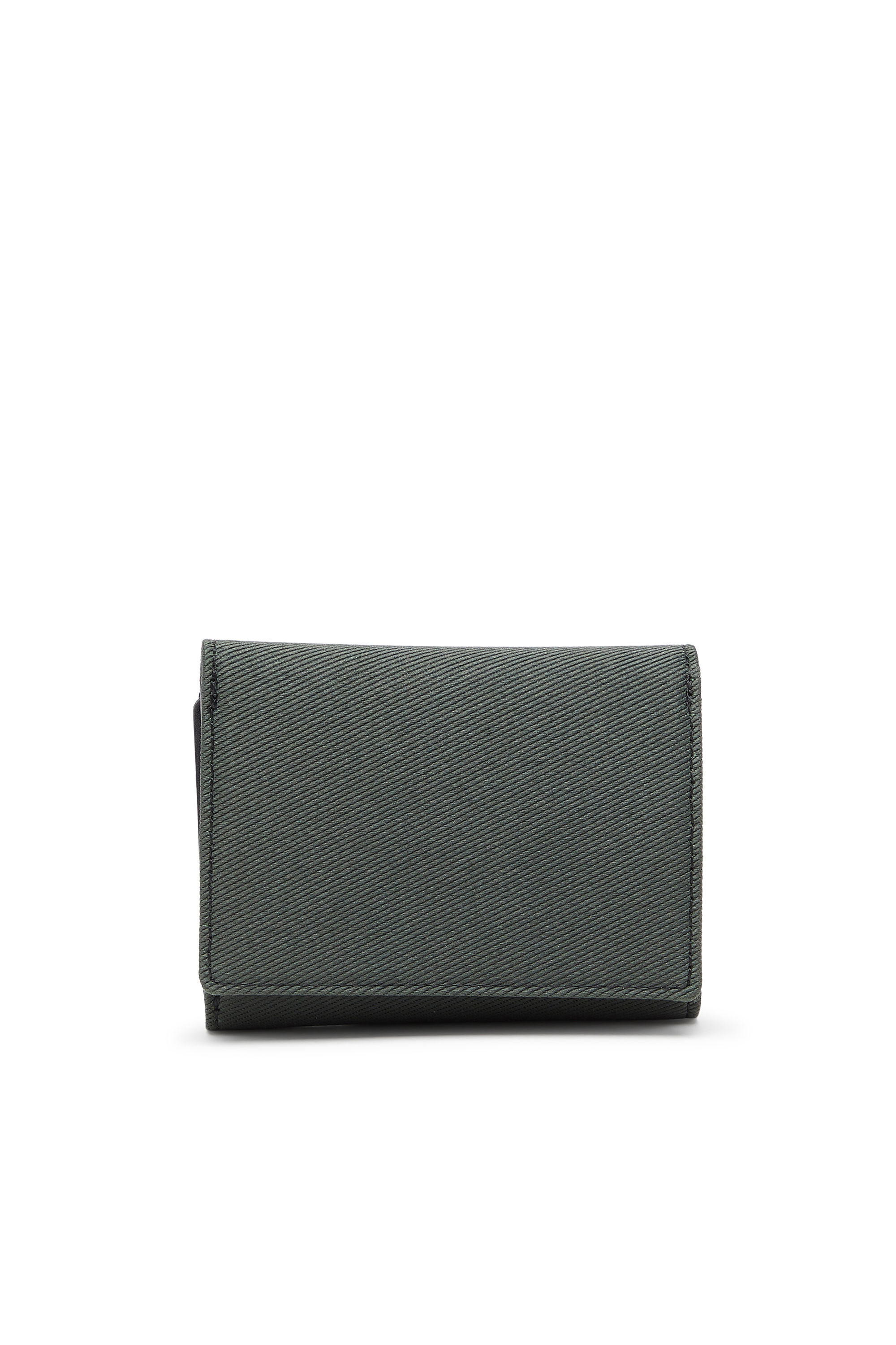 Diesel - D-PACK TRI FOLD COIN 3D, Man's Coin case with embossed patch in Green - 2