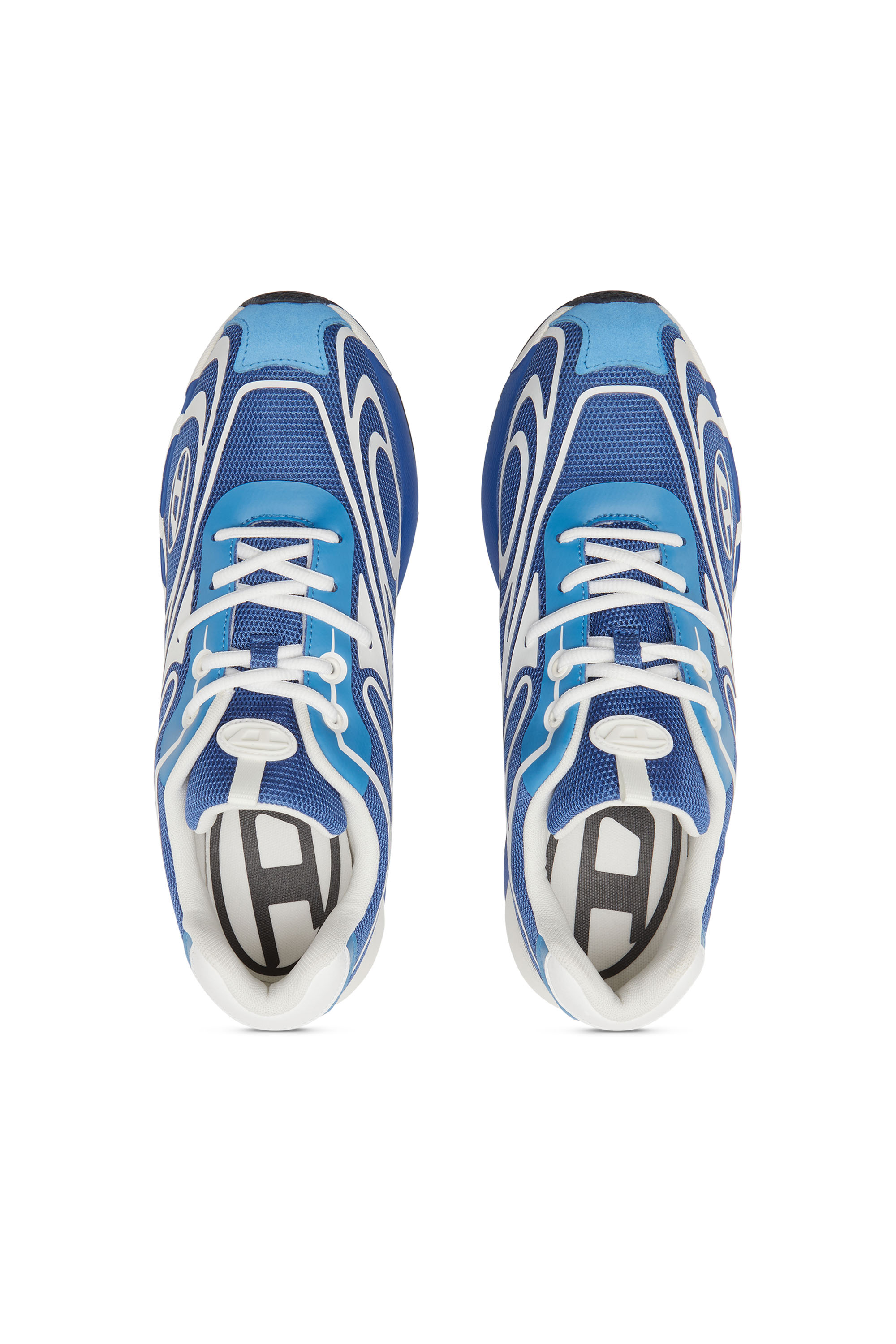 Diesel - S-D-VIT'S 500 LOW, Man's S-D-Vit - Lace-up sneakers in Blue/White - 4