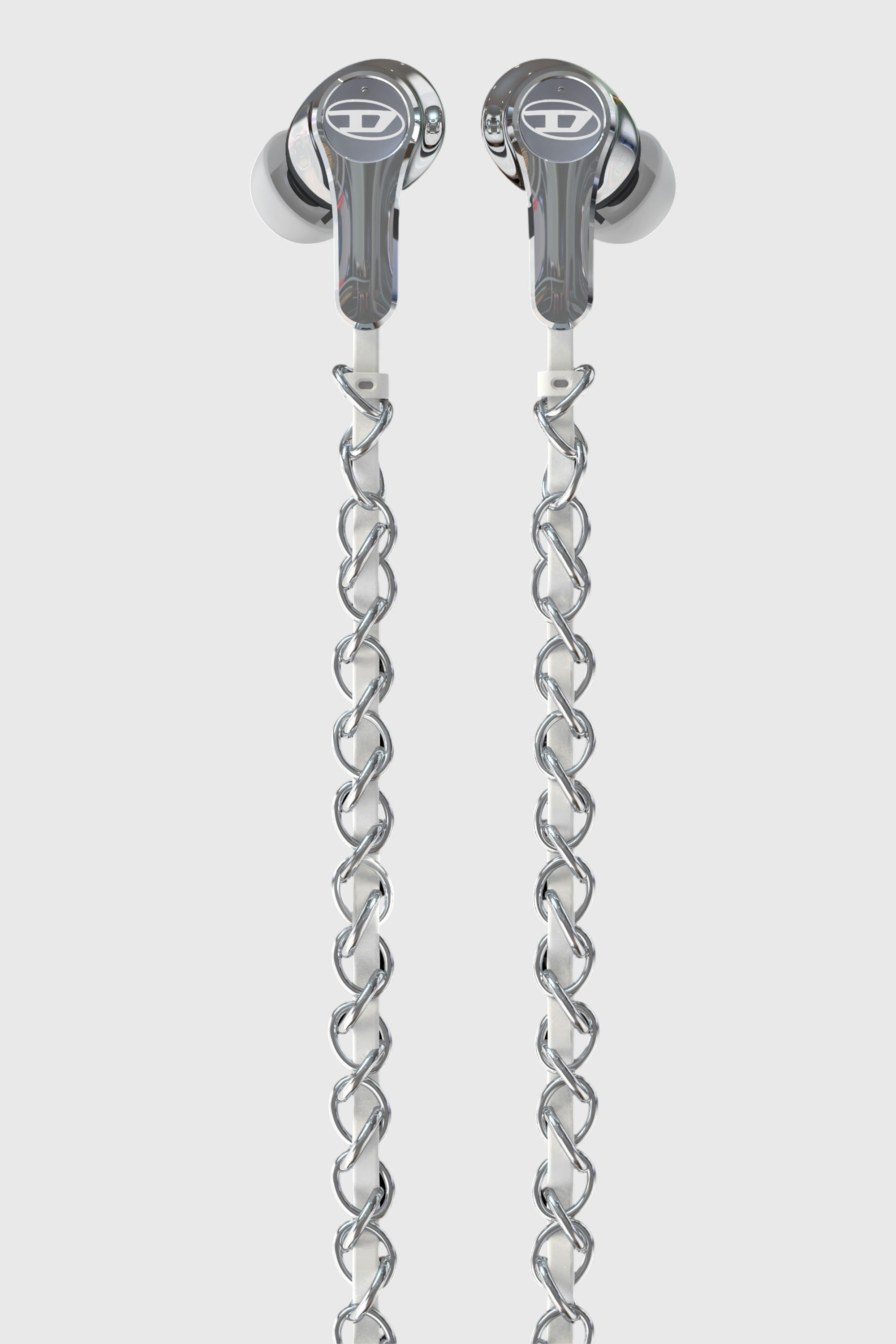 Diesel - 60458  WIRED EARBUDS WIRED EARBUDS, Unisex's Wired Earbuds and charms in Silver - 1