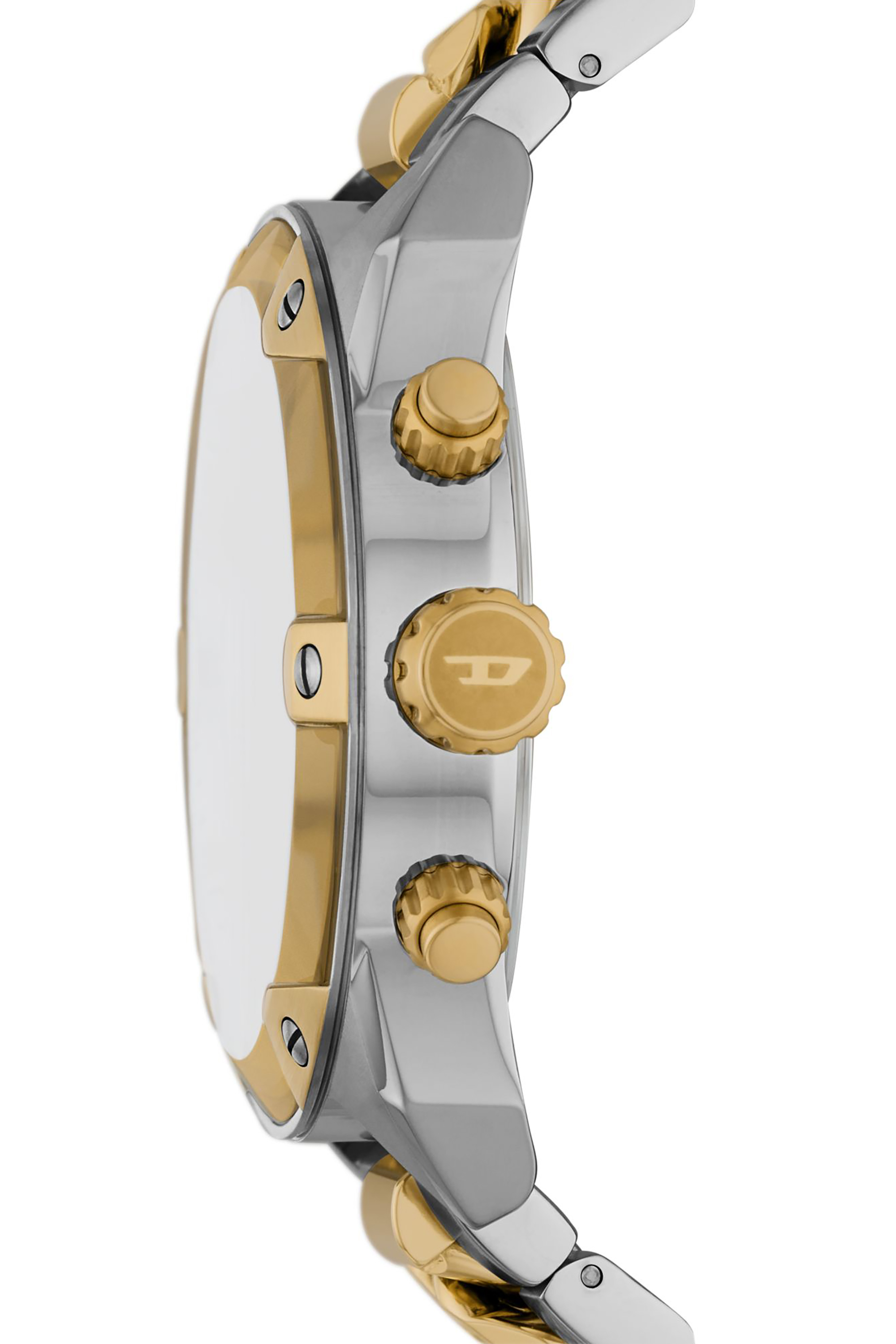 Diesel - DZ4629, Man's Spiked Stainless Steel Watch in Silver - 3