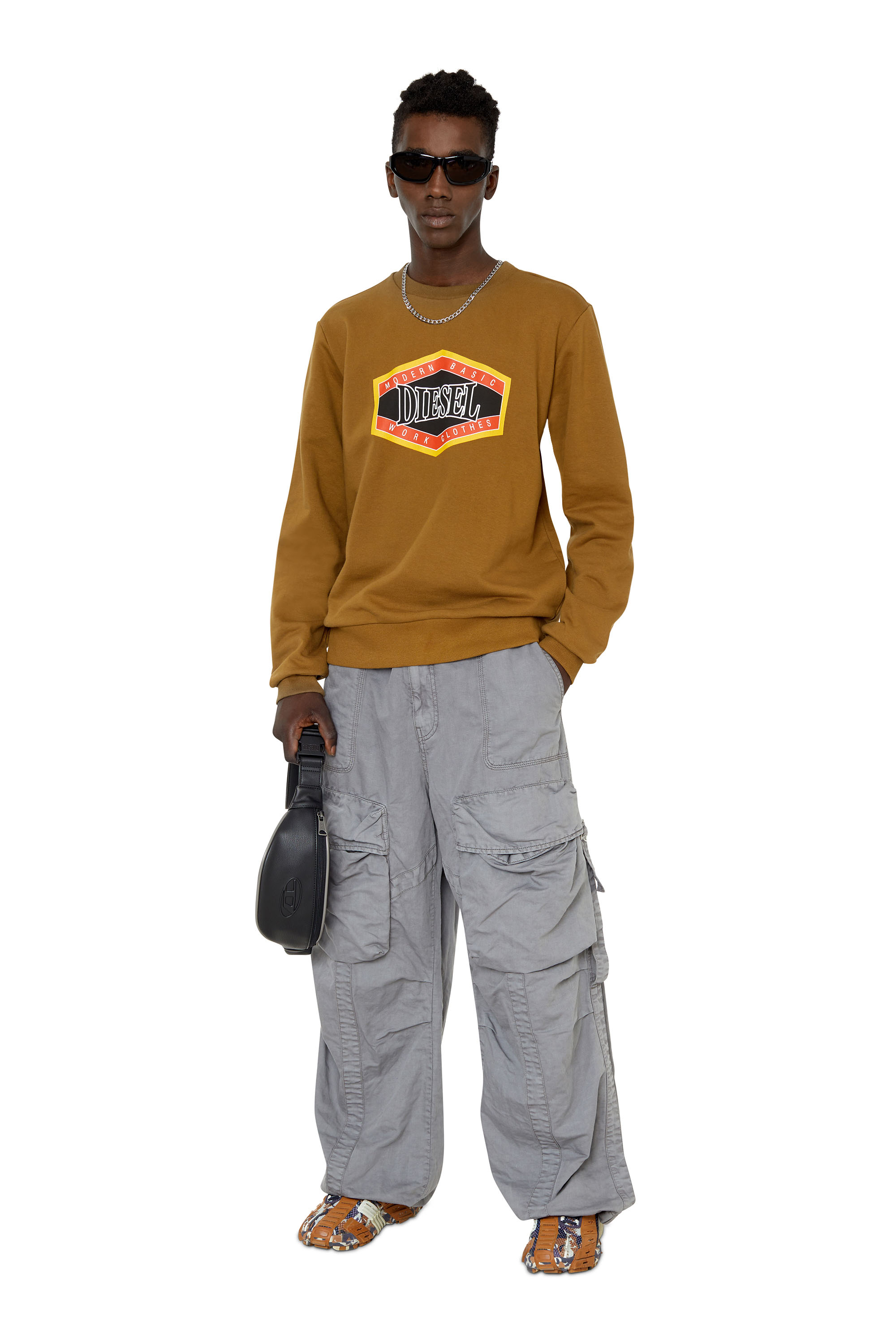 D.90 BELT BAG, Black Diesel - D.90 BELT BAG, Black - Image 1