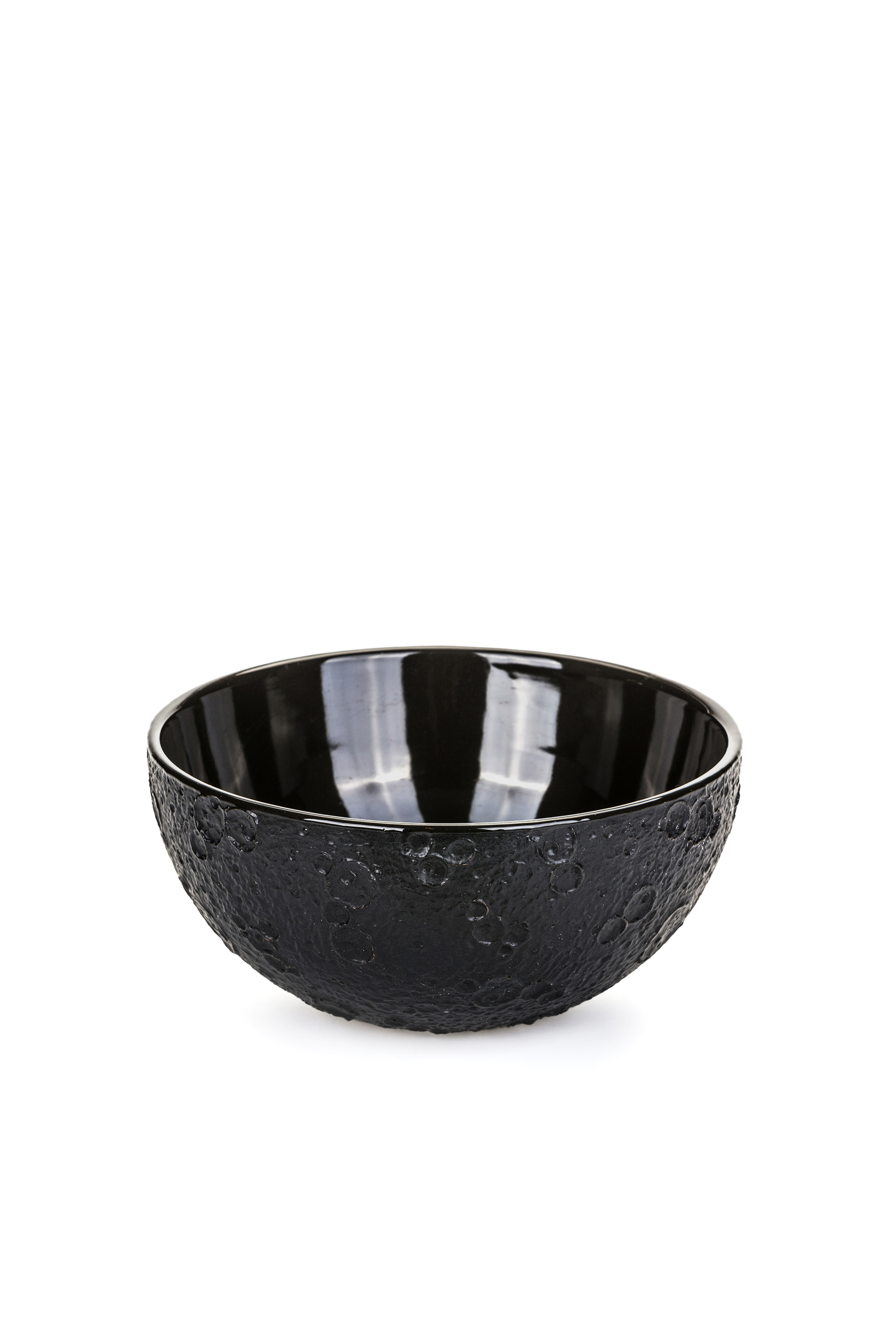 Diesel - 10872 COSMIC DINER, Unisex's Black stoneware bowl, ø cm 19 / 7.5" in Black - 1