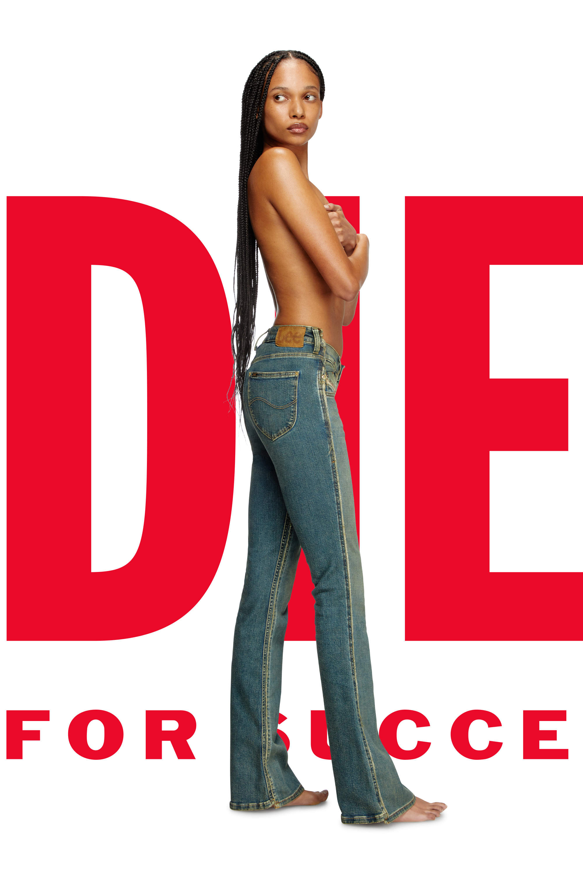 Regular Jeans Dieseloves 01 09N01, Dark Blue Diesel - Woman's Regular Jeans Dieseloves 01 09N01, Dark Blue - 1