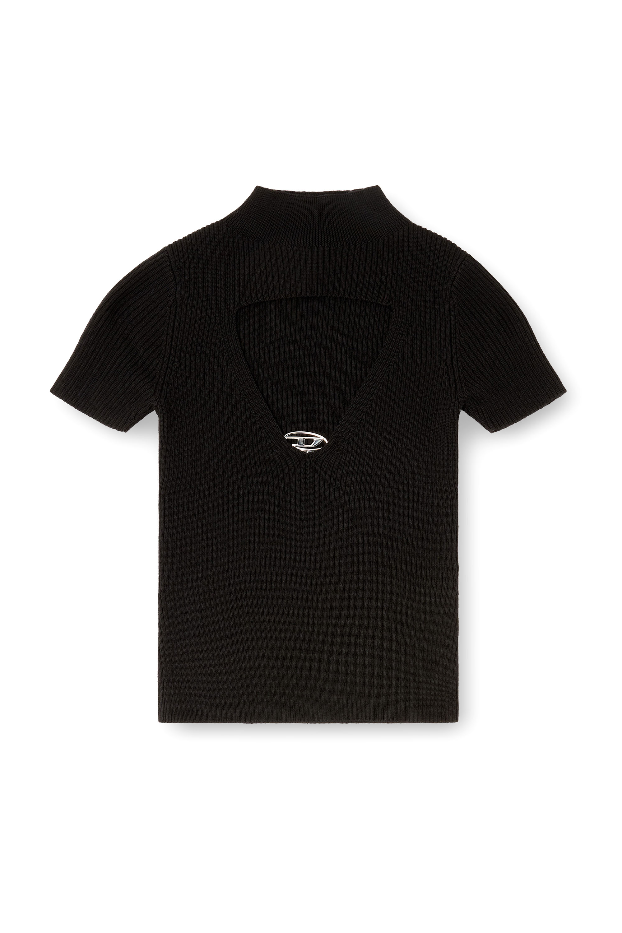 Diesel - M-OLIVE, Woman's Cut-out wool-knit top in null - 2