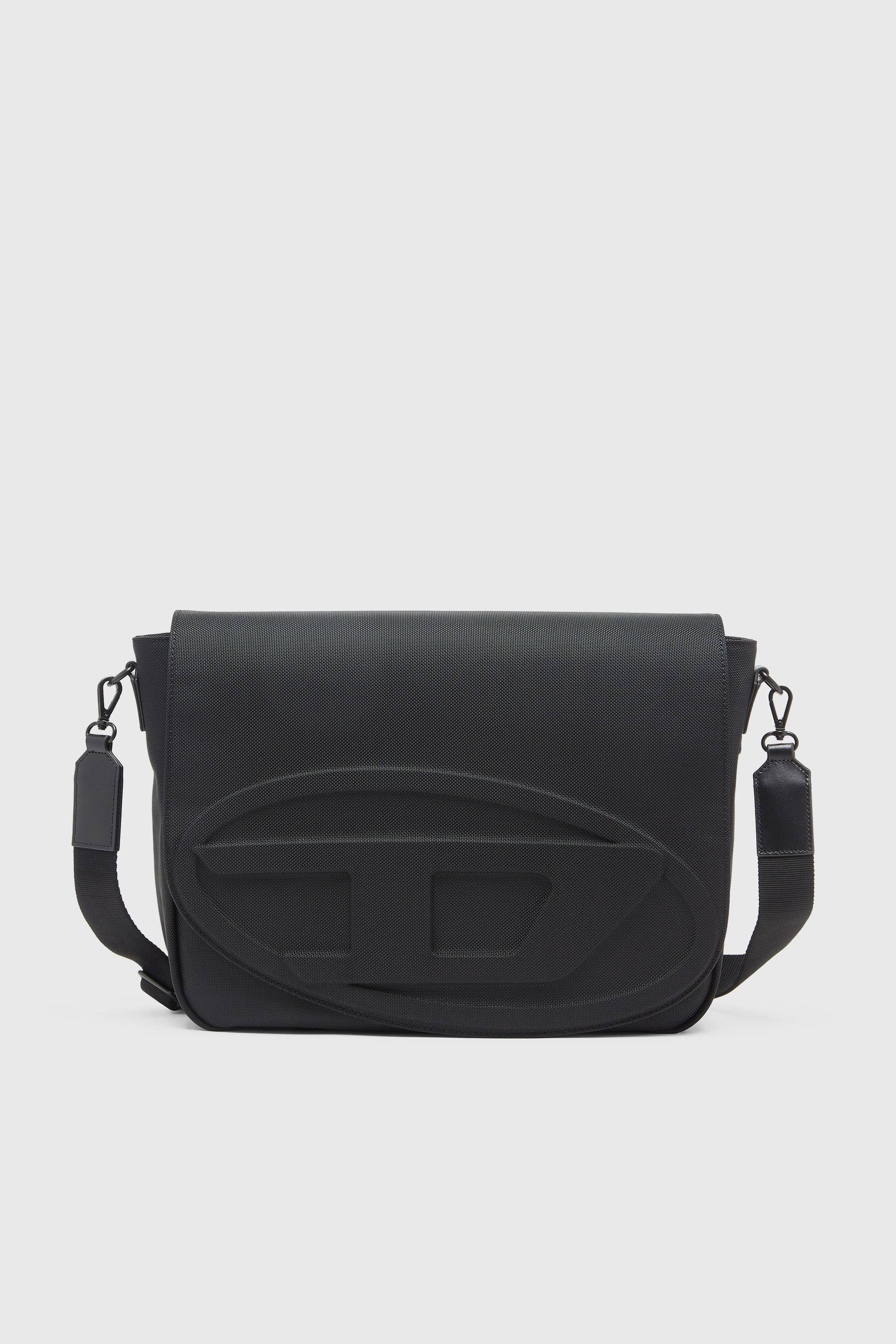 Diesel - 1DR MESSENGER, Man's 1DR-Messenger bag in CORDURA&reg; nylon in Black - 2