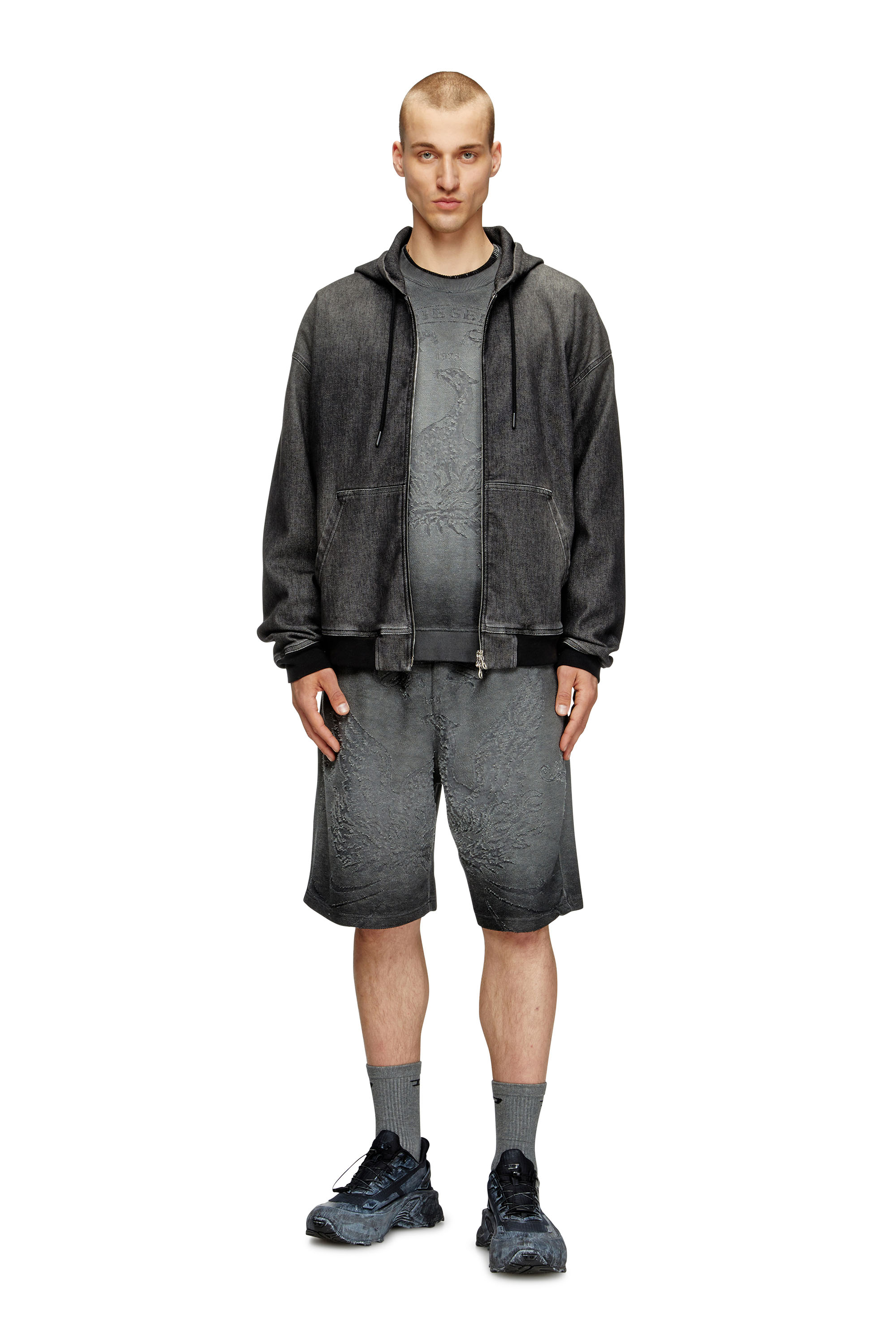 Diesel - D-CAGE HIKING, Man's D-Cage Hiking - Sneakers in Black - 2