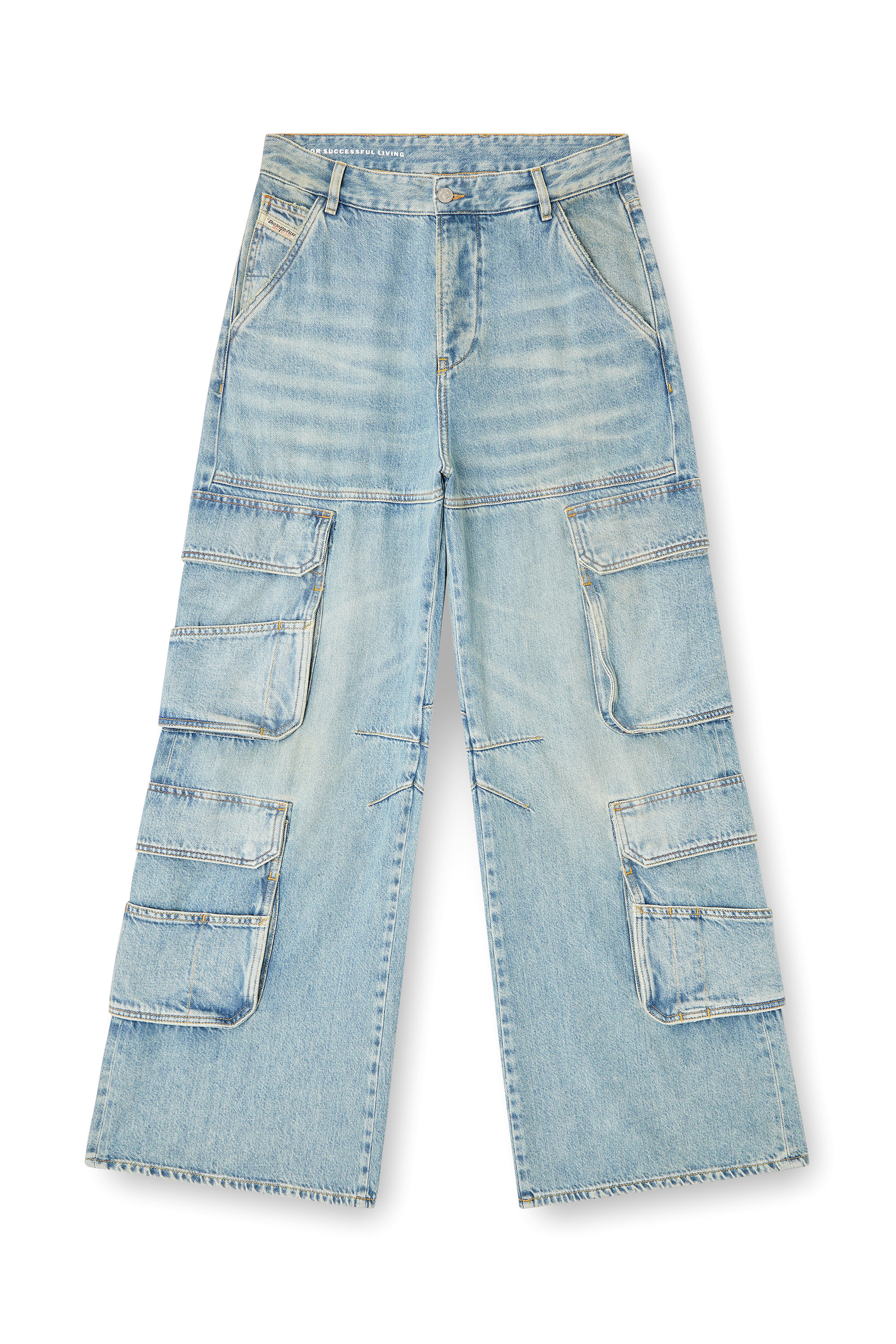 Diesel - Woman's Relaxed Jeans 1996 D-Sire 0DBCX, Light Blue - 3
