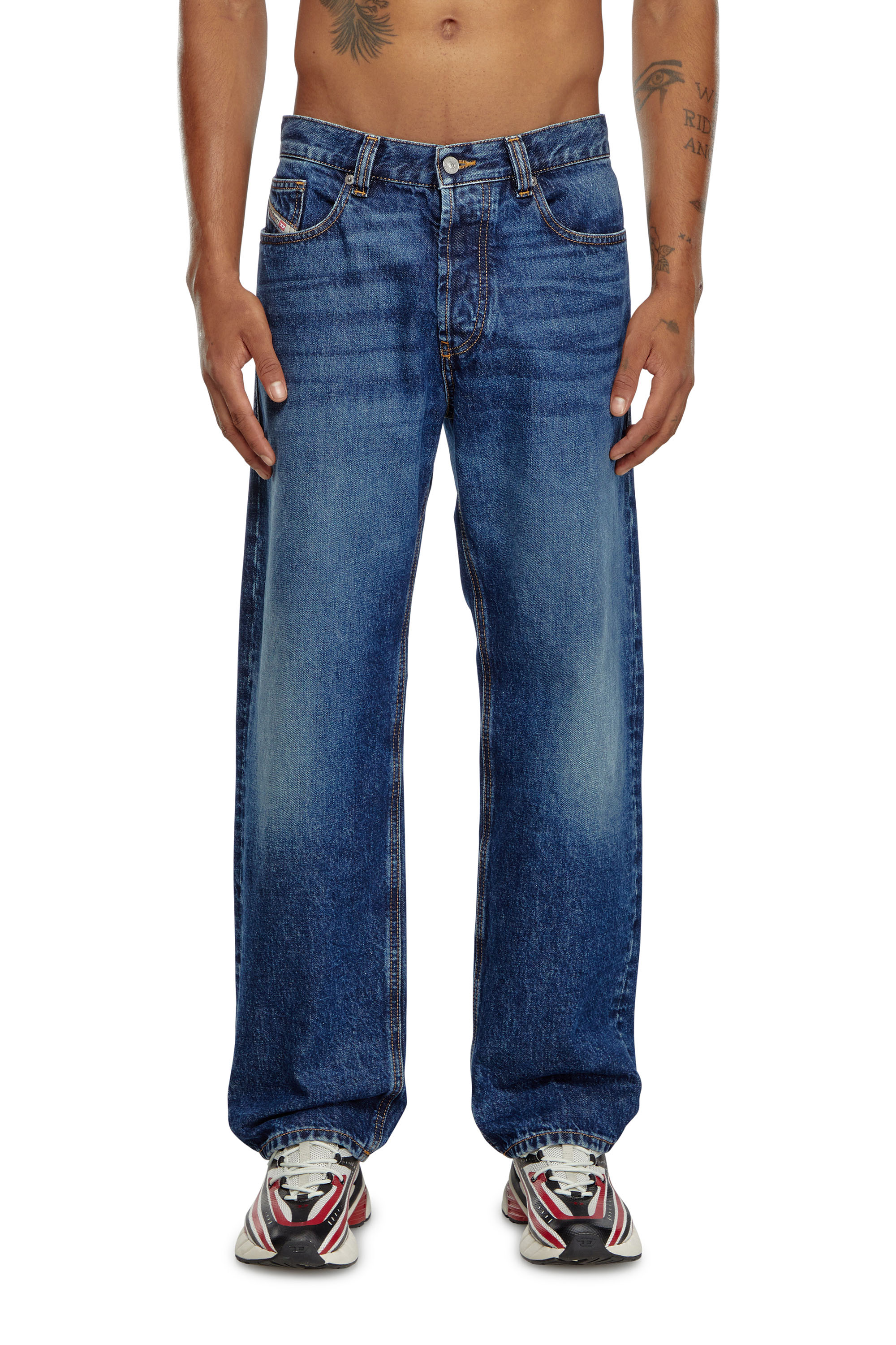 Diesel - Man's Regular Jeans 2010 D-Macs 09I27, Dark Blue - 2