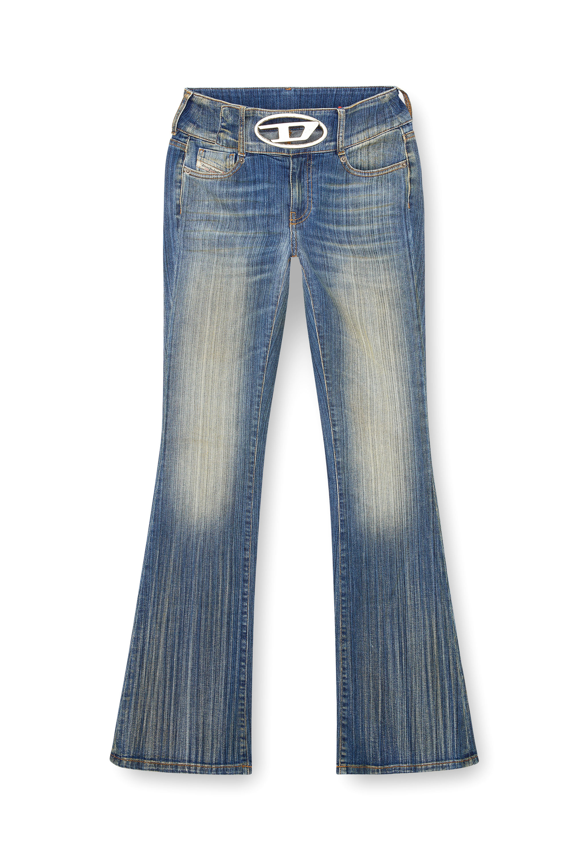 Diesel - Bootcut and Flare Jeans D-Propol 0CBCX, Medium blue - Image 5