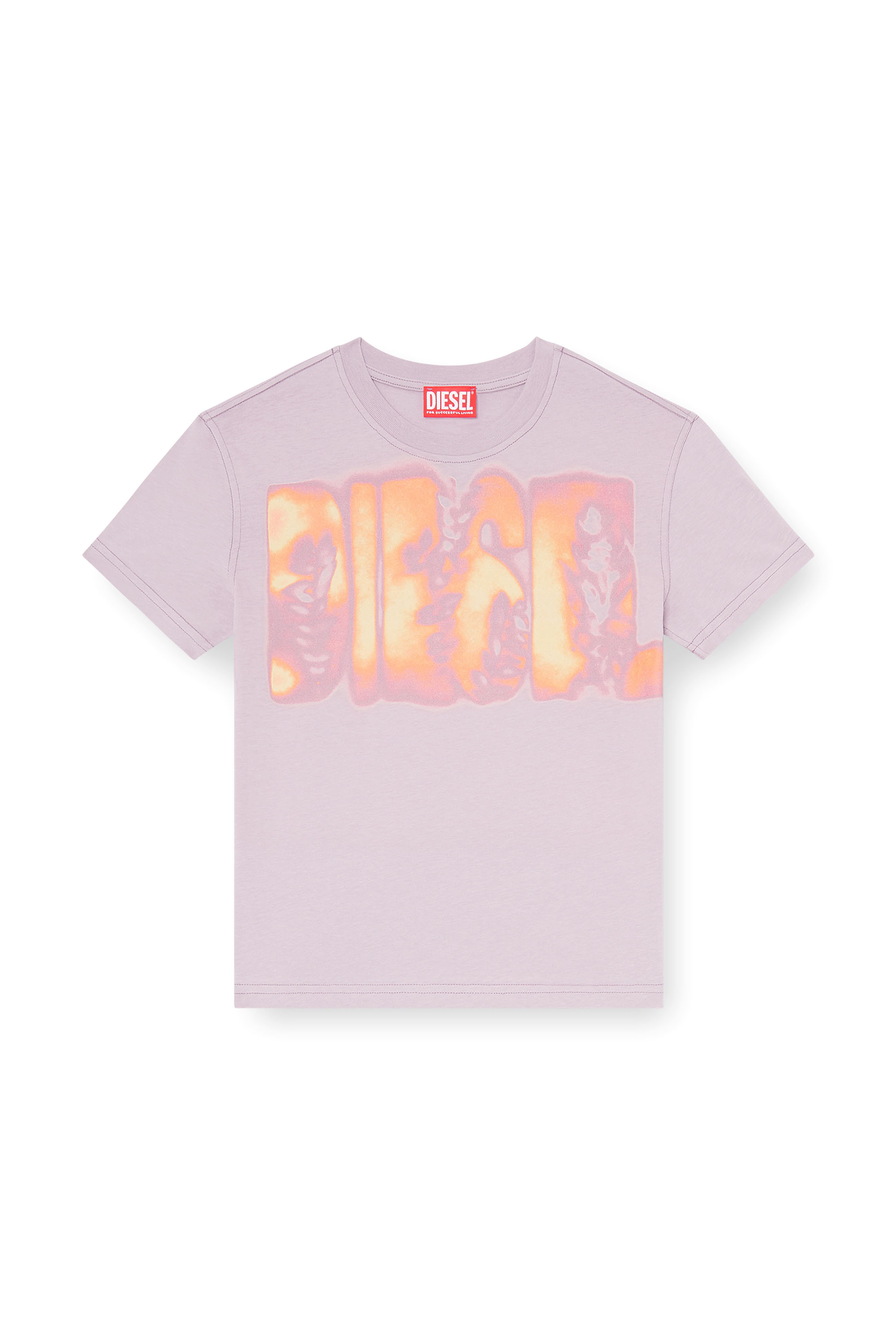 Diesel - T-ILA-AA3, Woman's Slim jersey T-shirt with graphic print in null - 3