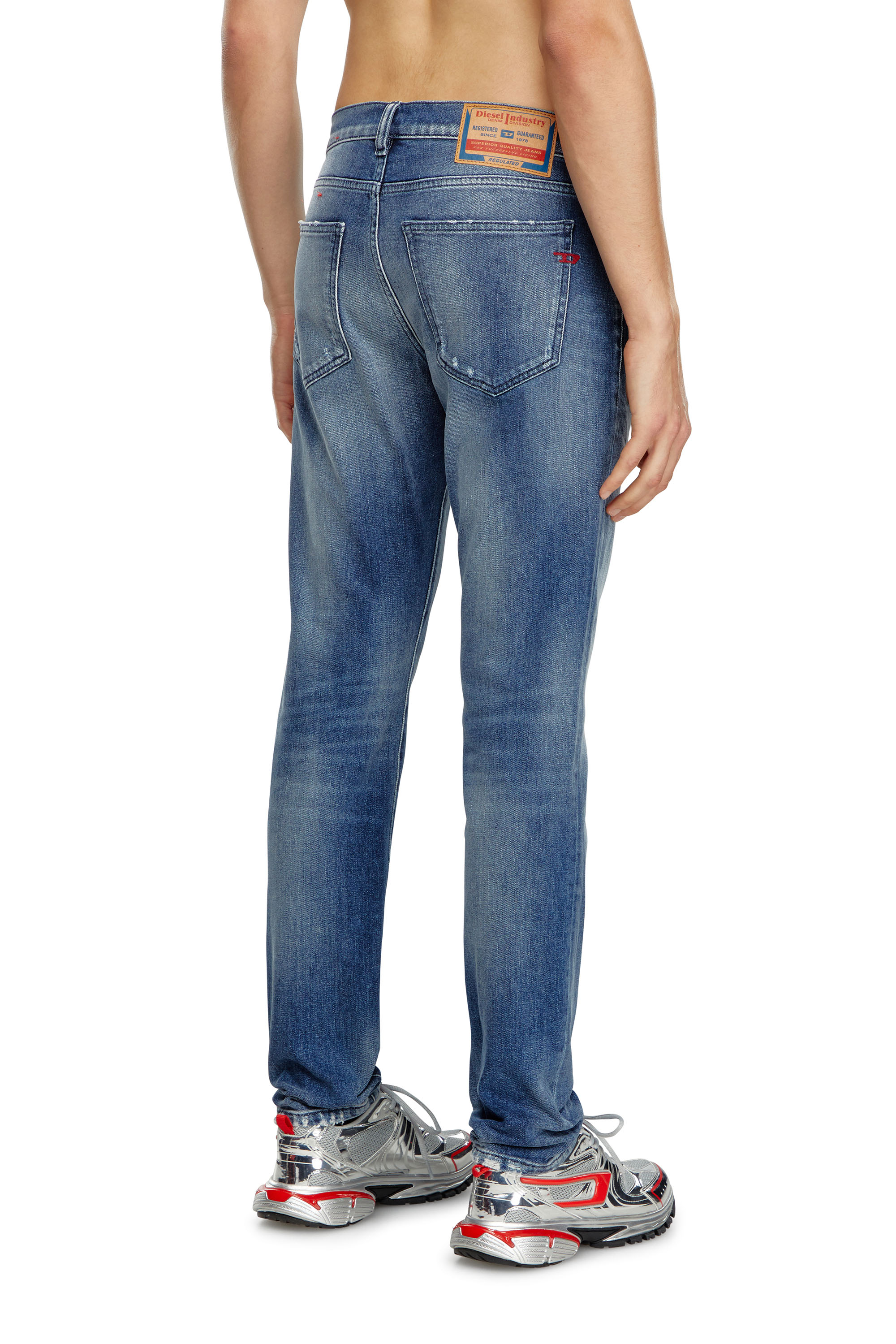 Diesel - Slim Jeans 2019 D-Strukt 09J61, Medium blue - Image 3