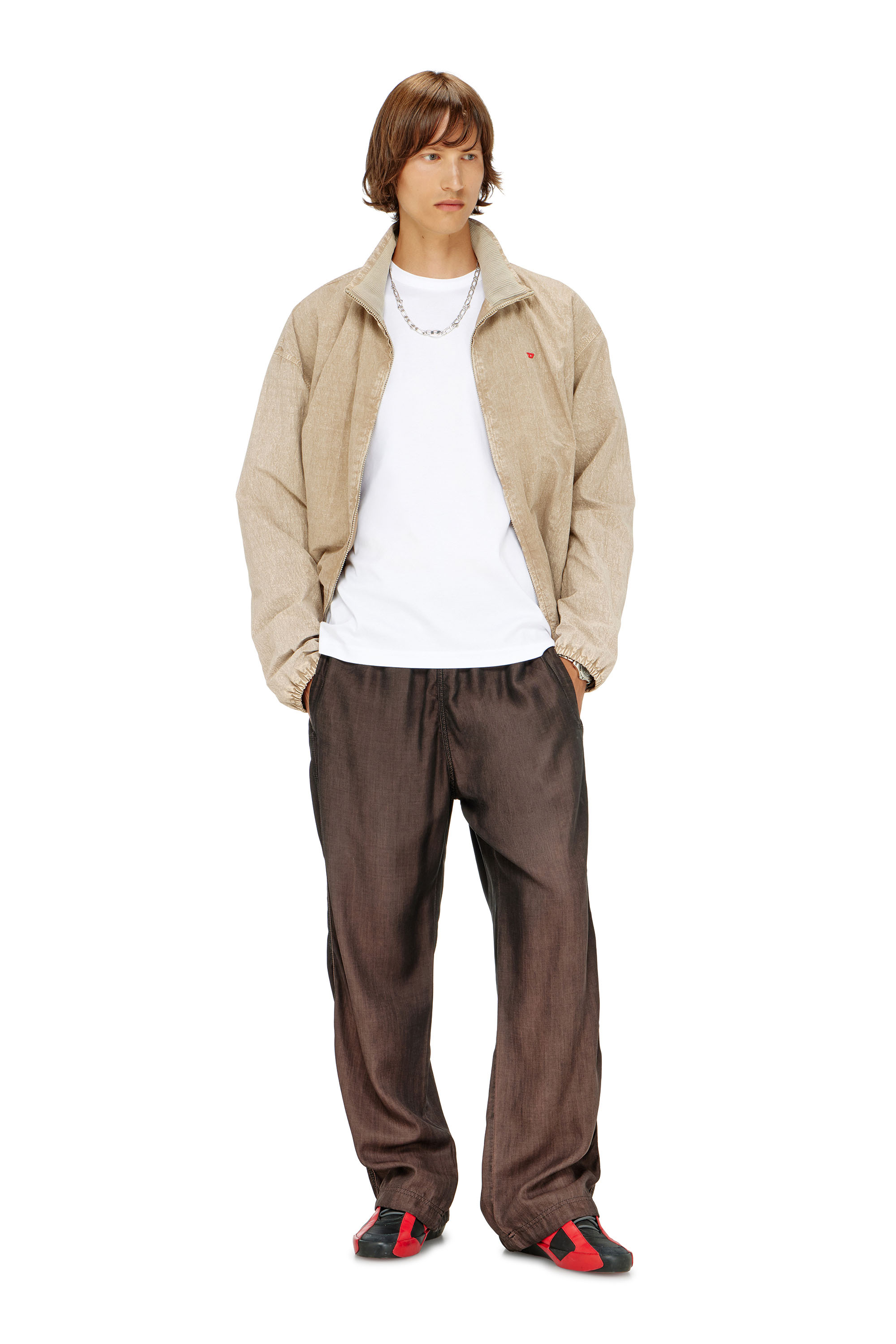 Diesel - T-MIEGOR-K77, Man's T-shirt in mercerised cotton in White - 2