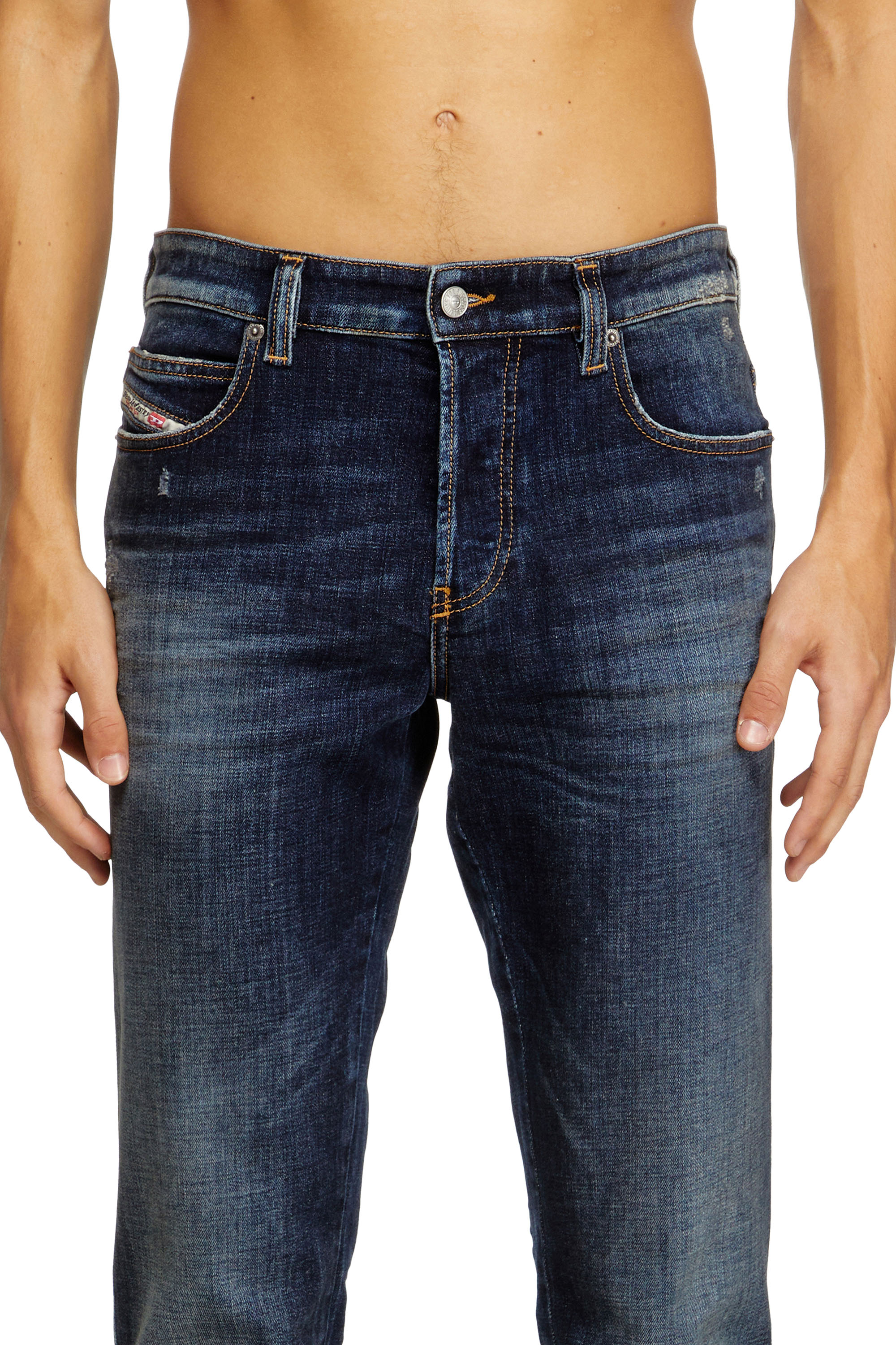 Slim Jeans 1993 D-Vyl 0ADBN, Dark Blue Diesel - Man's Slim Jeans 1993 D-Vyl 0ADBN, Dark Blue - 5