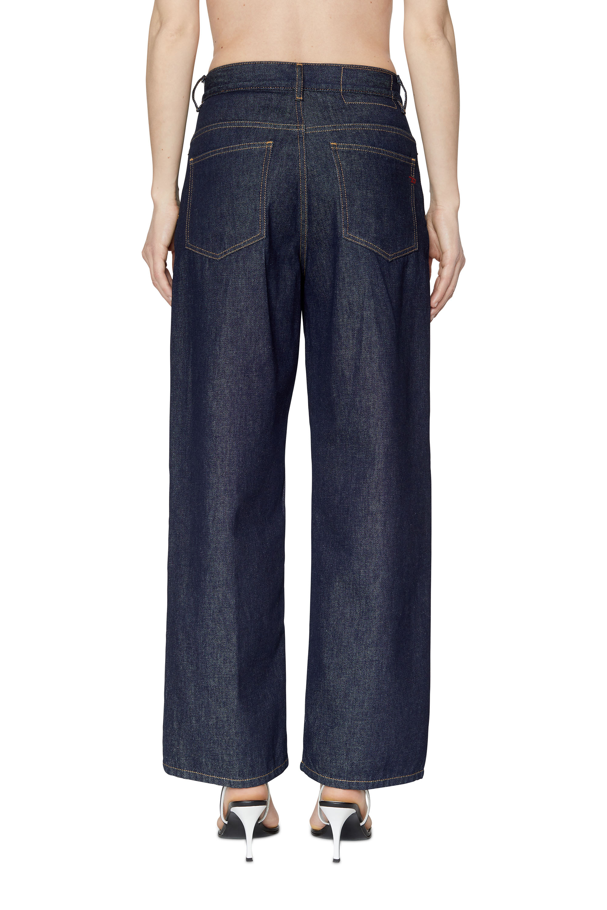 Diesel - 2000 Z9C02 Bootcut and Flare Jeans, Dark Blue - Image 2