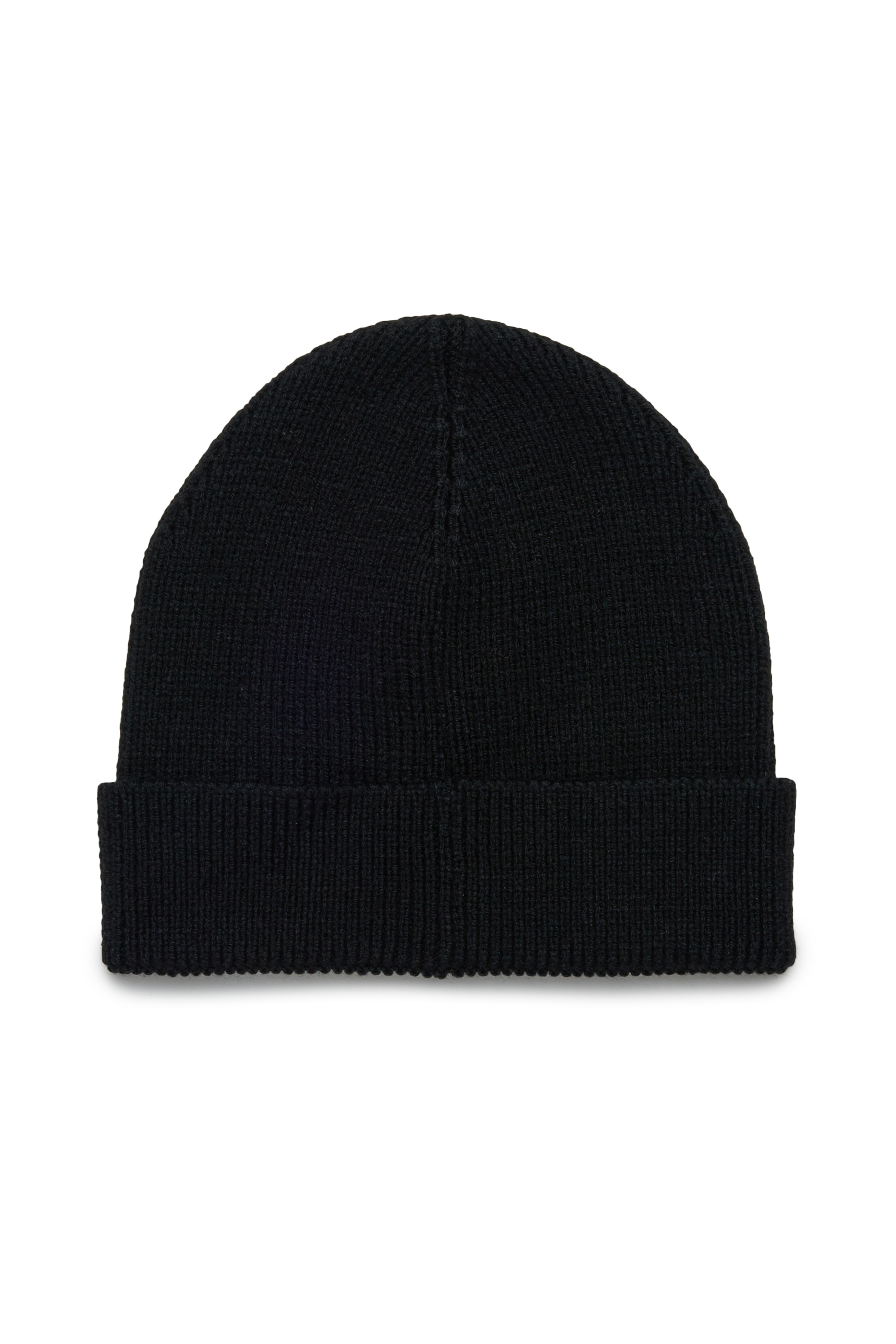 Diesel - FKCODERFULLYC, Unisex's Wool hat with embroidered logo in Black - 2