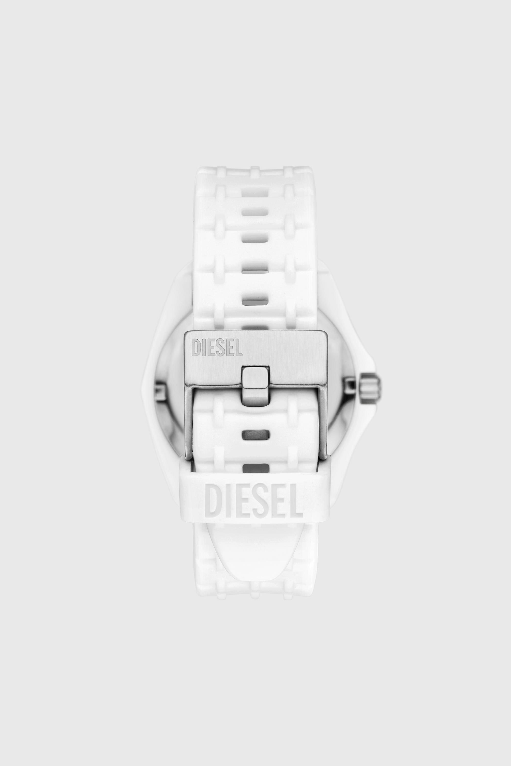 Diesel - DZ2244 WATCH, Man's Stinger white silicone watch in White - 2