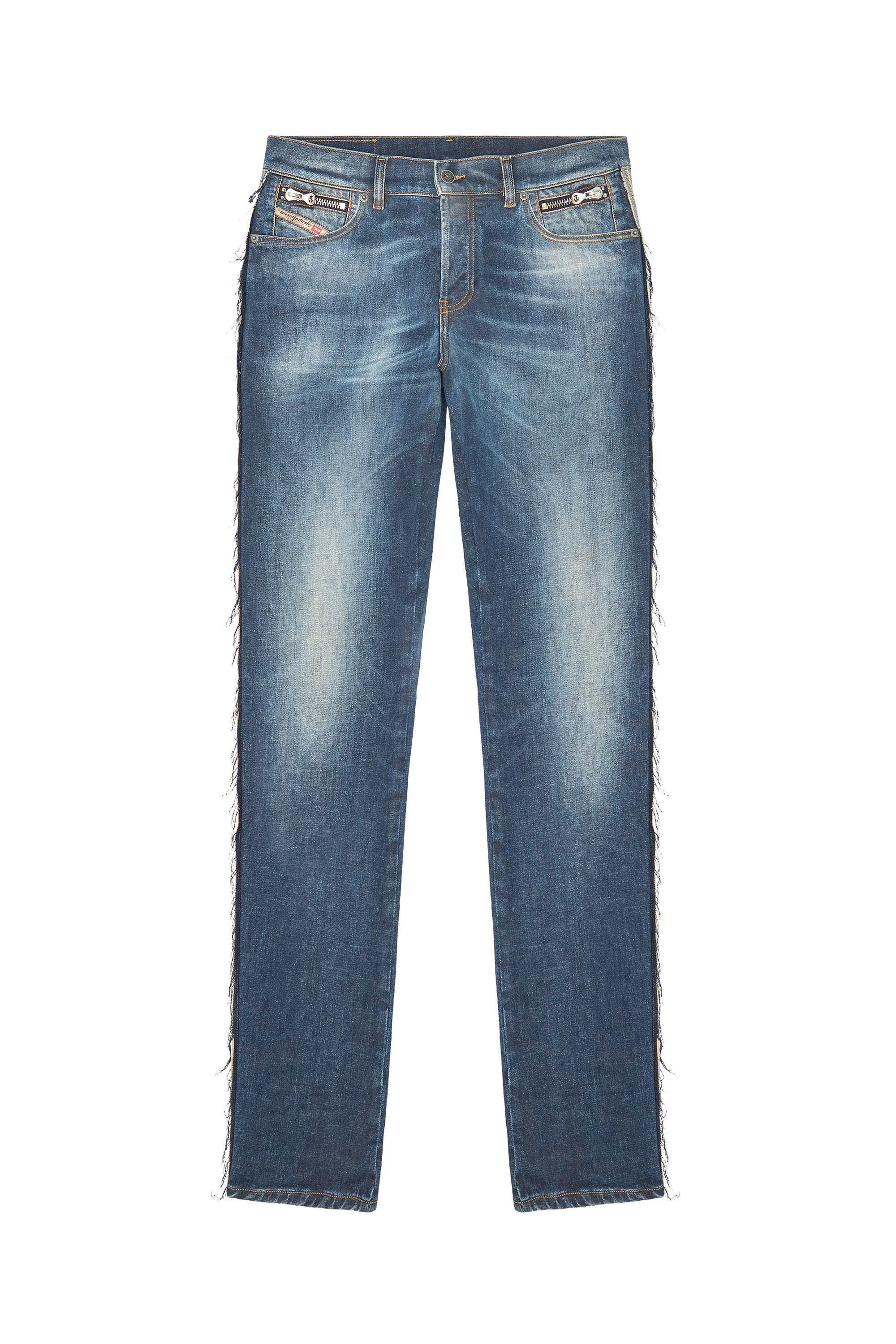Diesel - 1995 D-Sark 09F39 Straight Jeans, Dark Blue - Image 1