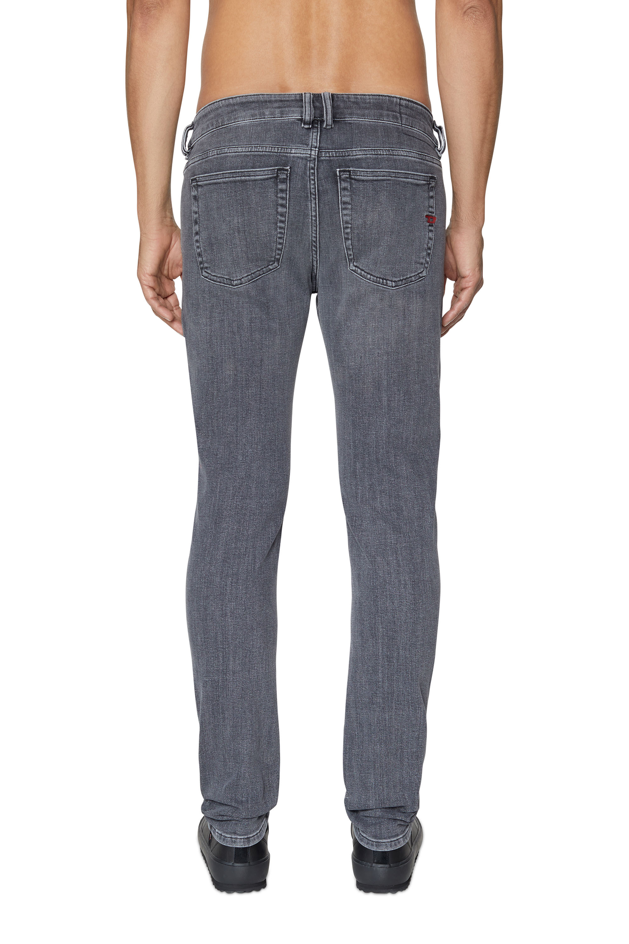 Diesel - 1979 Sleenker 09B97 Skinny Jeans, Black/Dark grey - Image 2