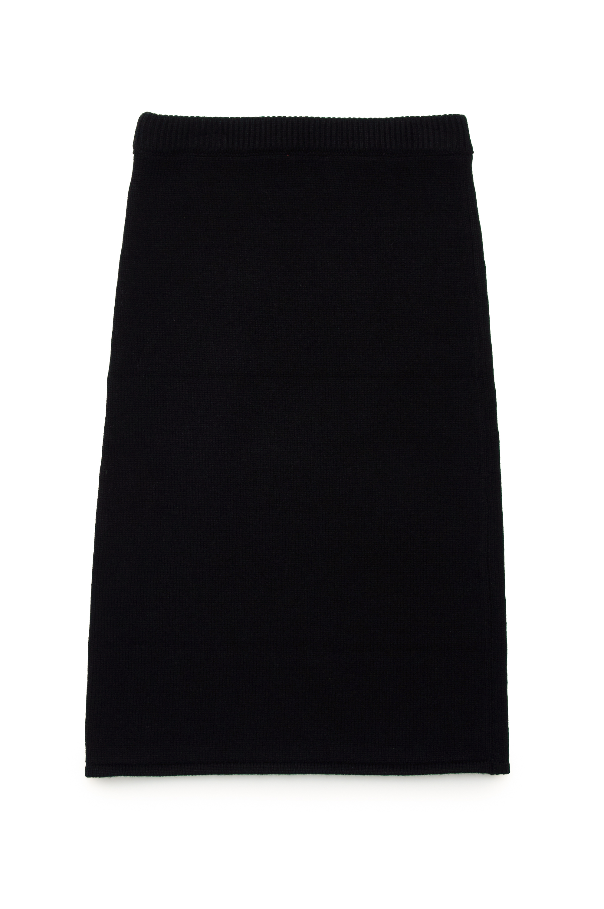 Diesel - GANDIE, Woman's Midi skirt in cashmere-enriched knit in Black - 2