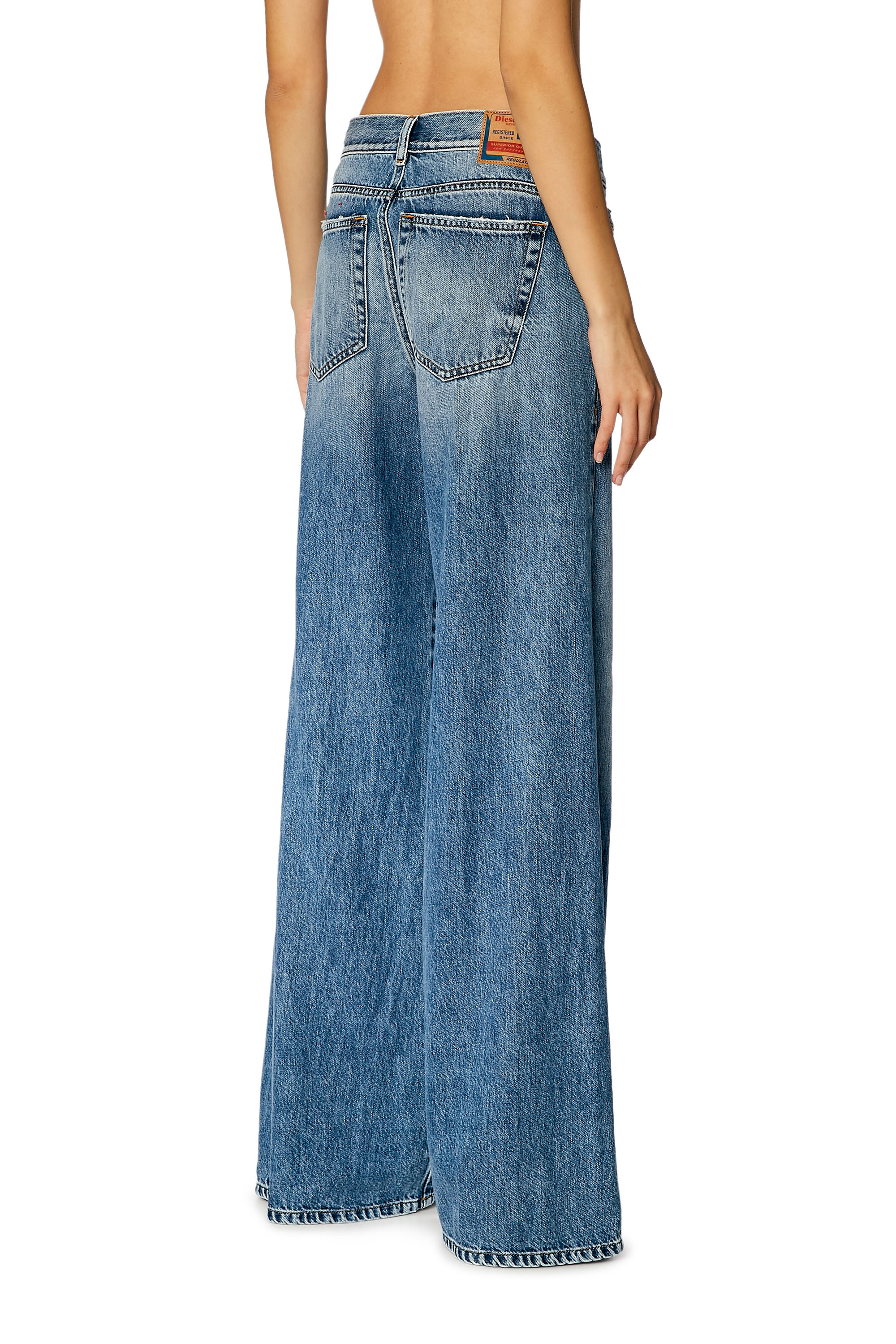 Diesel - Bootcut and Flare Jeans 1978 D-Akemi 09H95, Medium blue - Image 3